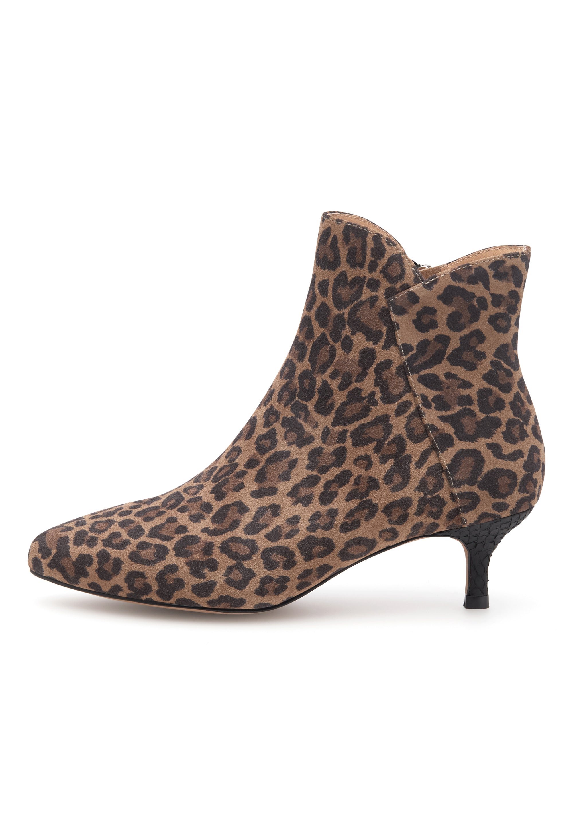 WODEN Saga Zip S Heels 327 Leopard
