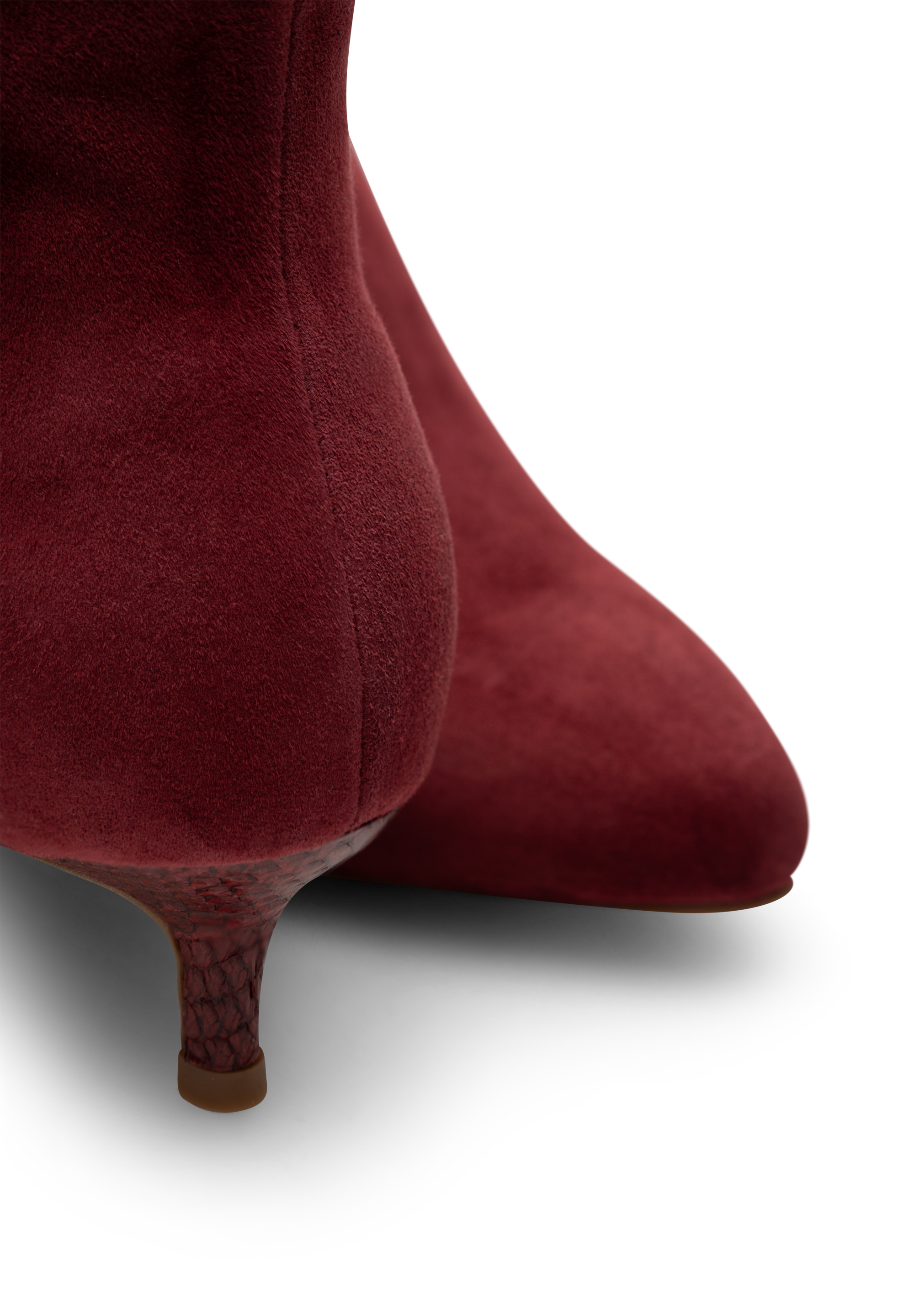 WODEN Saga Zip S Heels 360 Cranberry