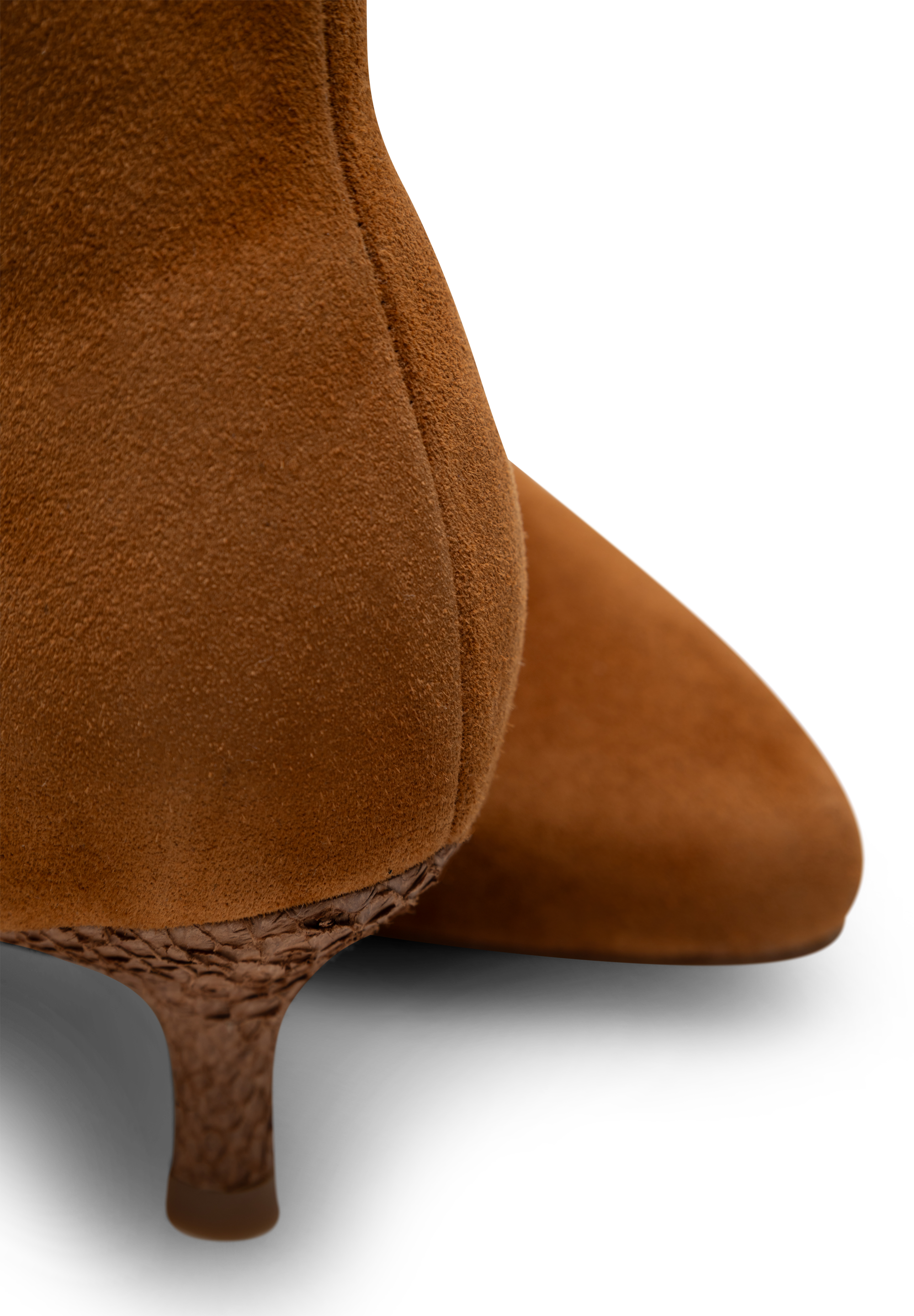 WODEN Saga Zip S Heels 529 Dark Tan