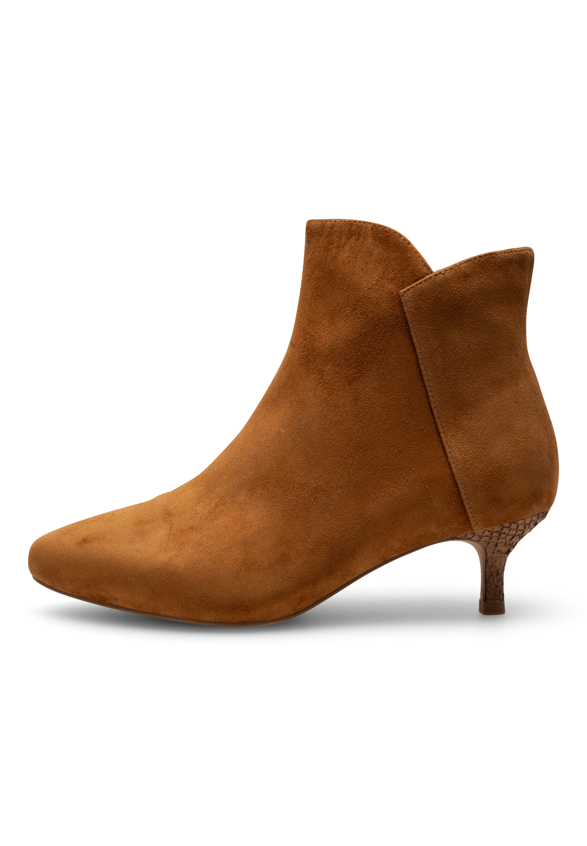 WODEN Saga Zip S Heels 529 Dark Tan