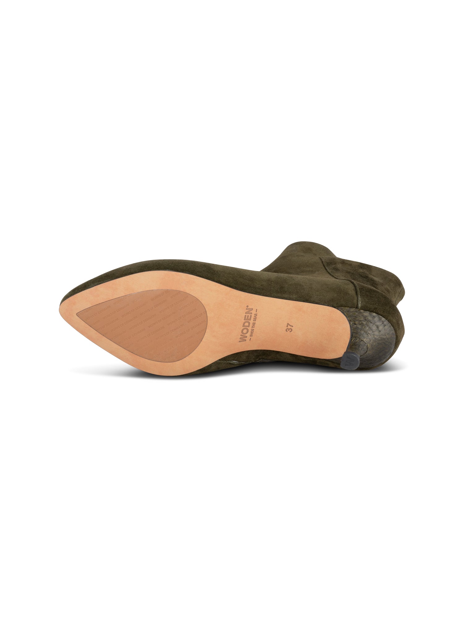 WODEN Saga Zip S Heels 703 Khaki