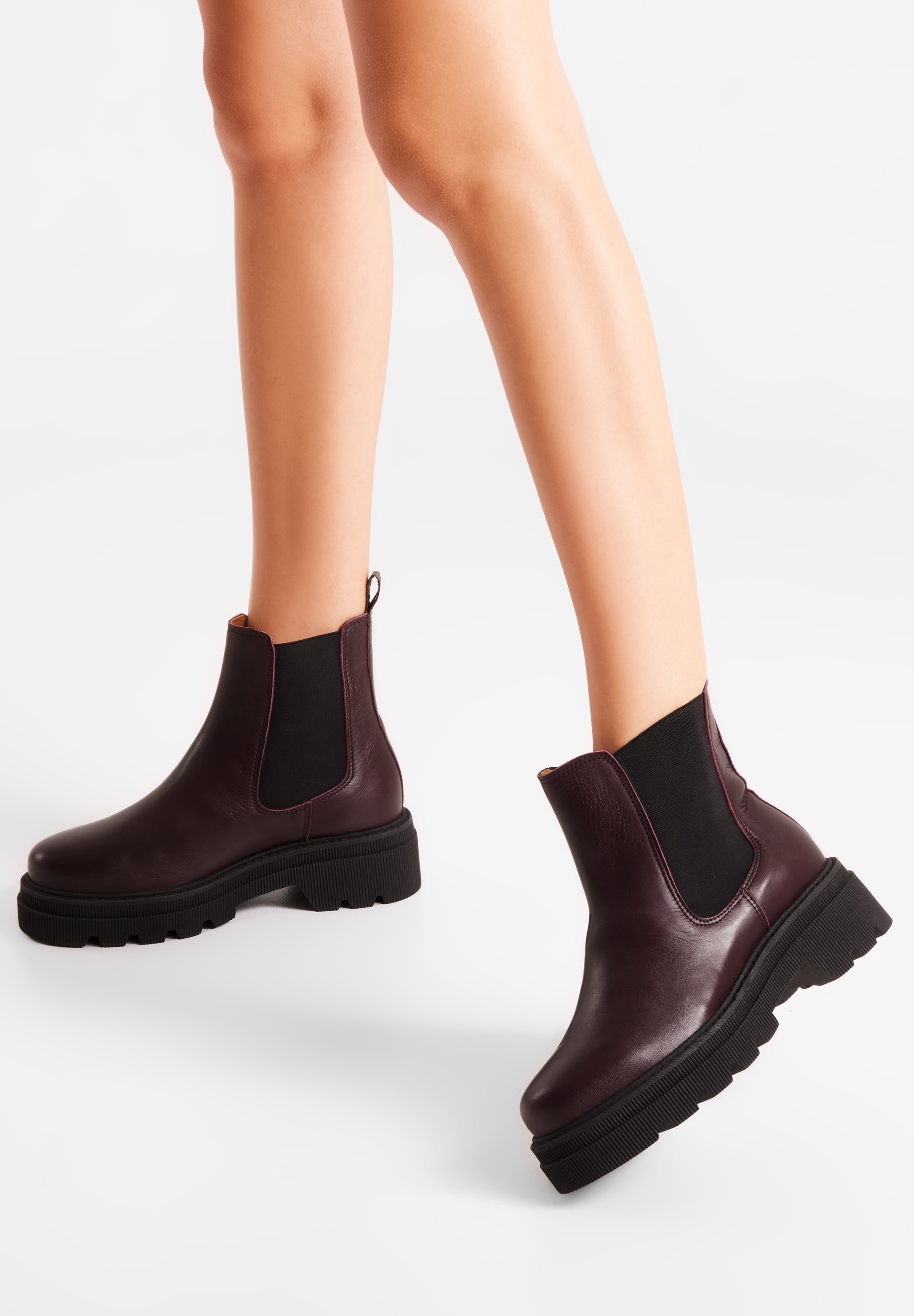 WODEN STB WOMENS Sanna Chelsea L Boots 248 Cherry