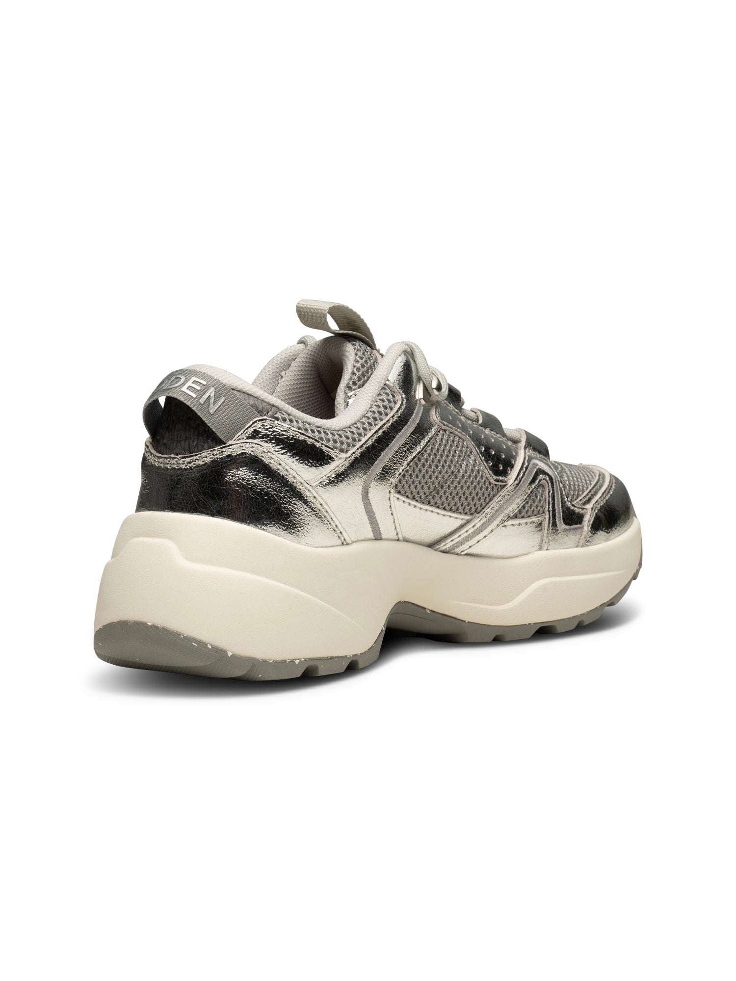 WODEN Sif Metallic Sneakers 040 Autumn Grey