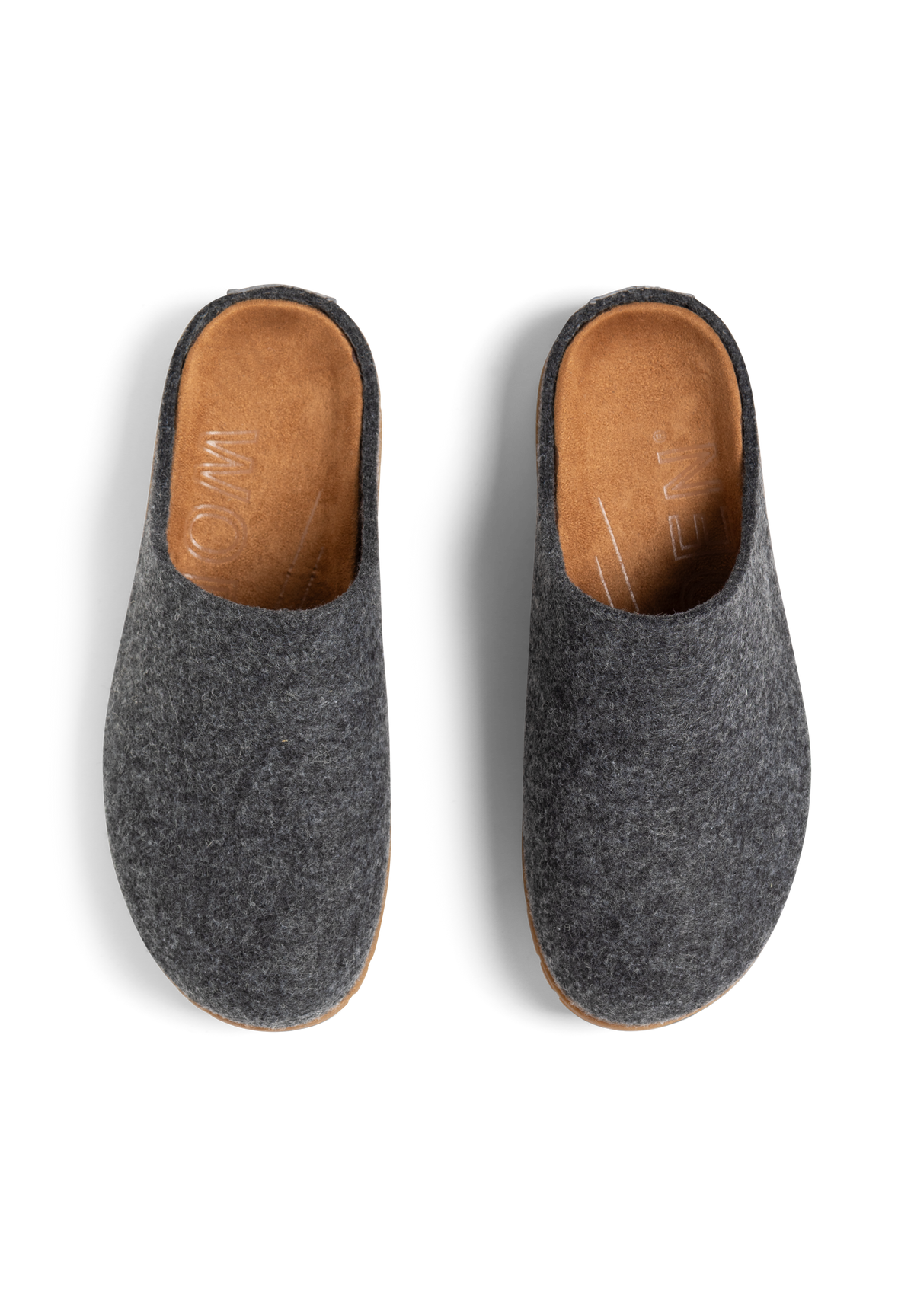WODEN Silvi Felt Clogs 051 Dark Grey