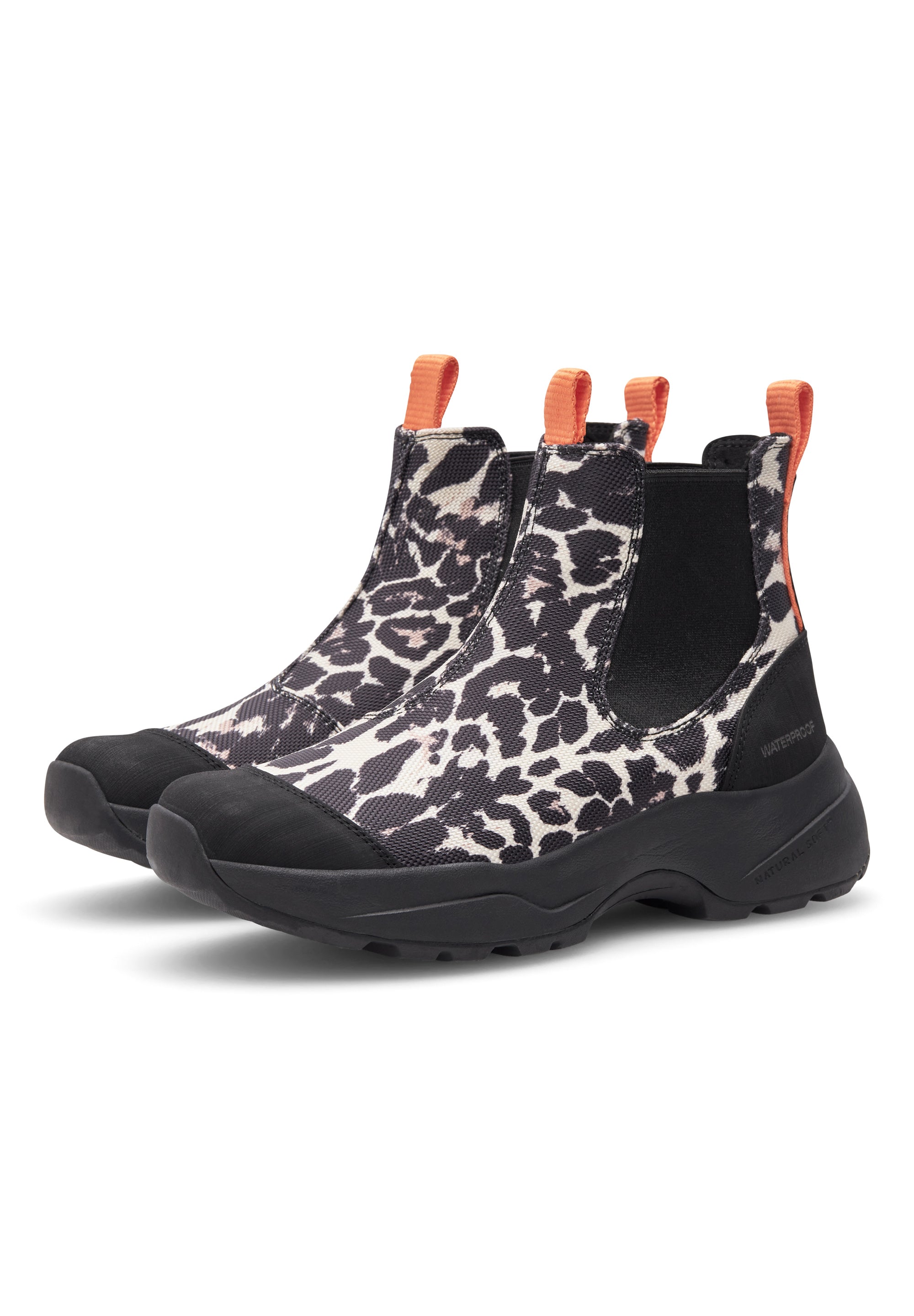 WODEN Siri Leo Waterproof Rubber Boots 327 Leopard