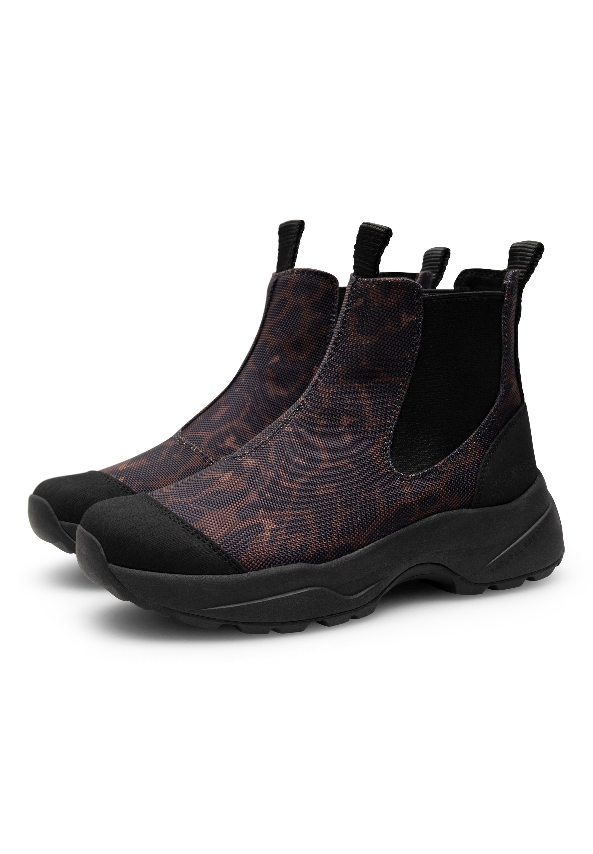 WODEN Siri Leo Waterproof Rubber Boots 546 Dark Leopard