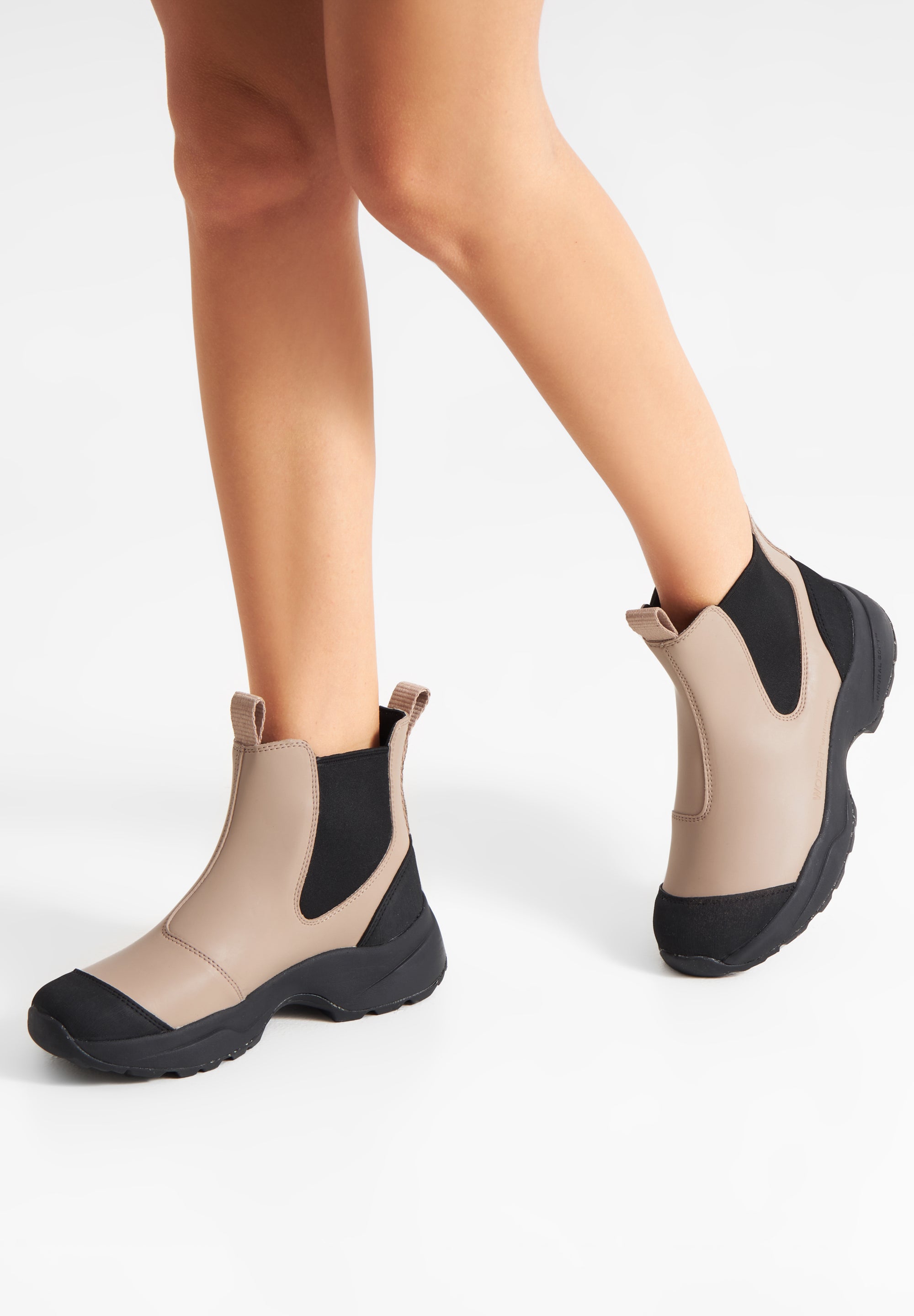 WODEN Siri Waterproof Rubber Boots 065 Taupe