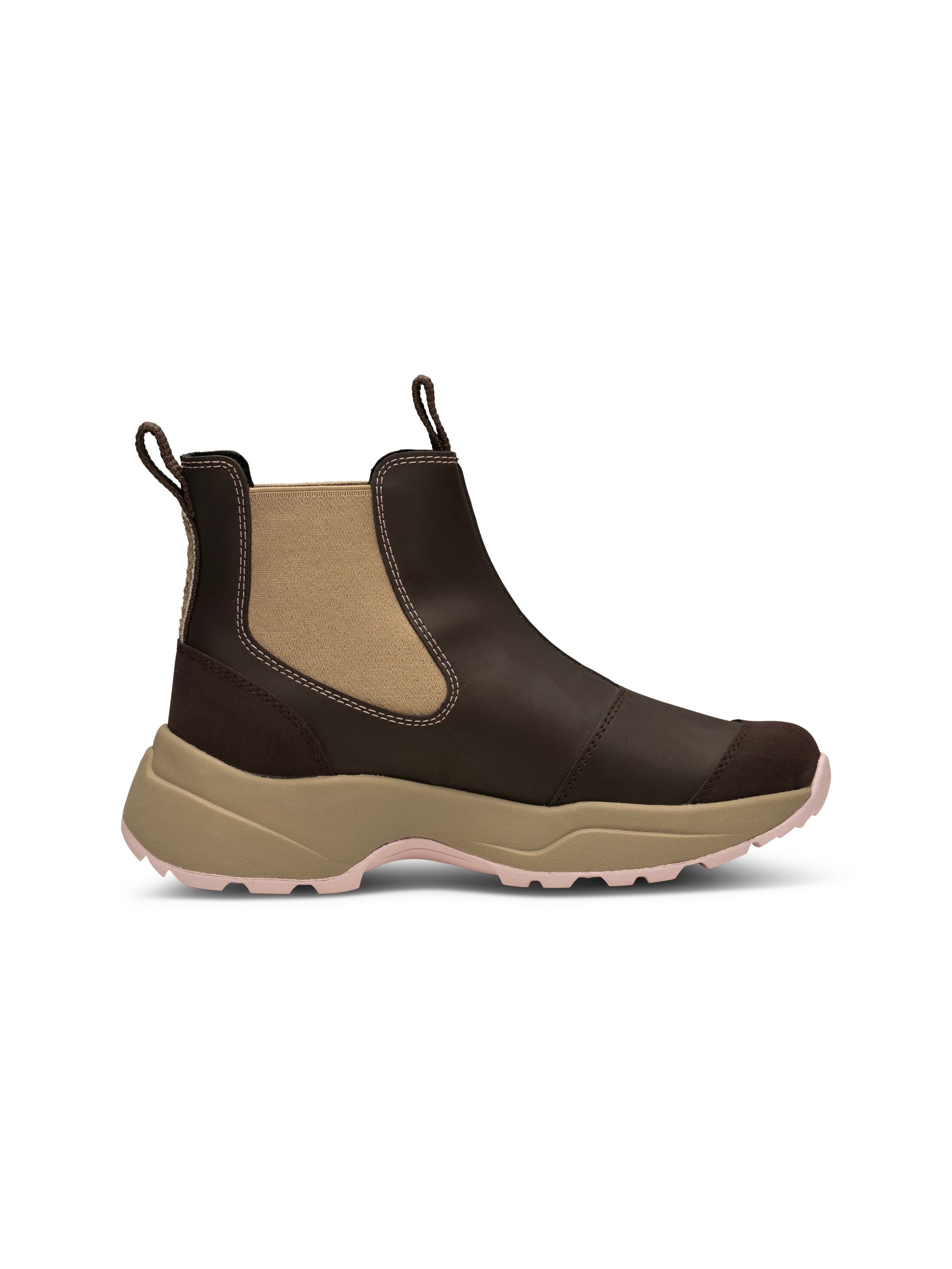 WODEN Siri Waterproof Rubber Boots 1000 Chocolate/Light Lilac