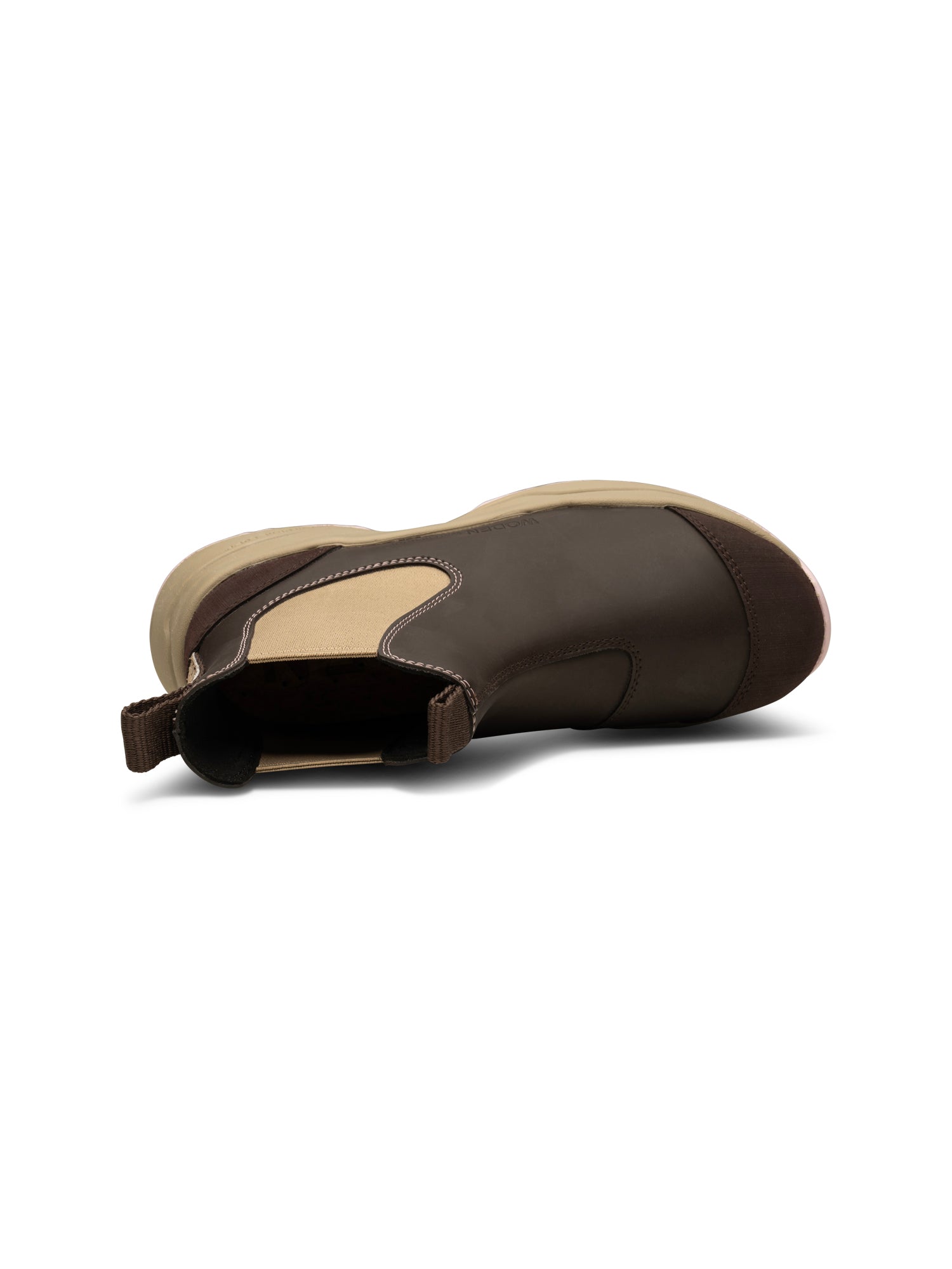 WODEN Siri Waterproof Rubber Boots 1000 Chocolate/Light Lilac