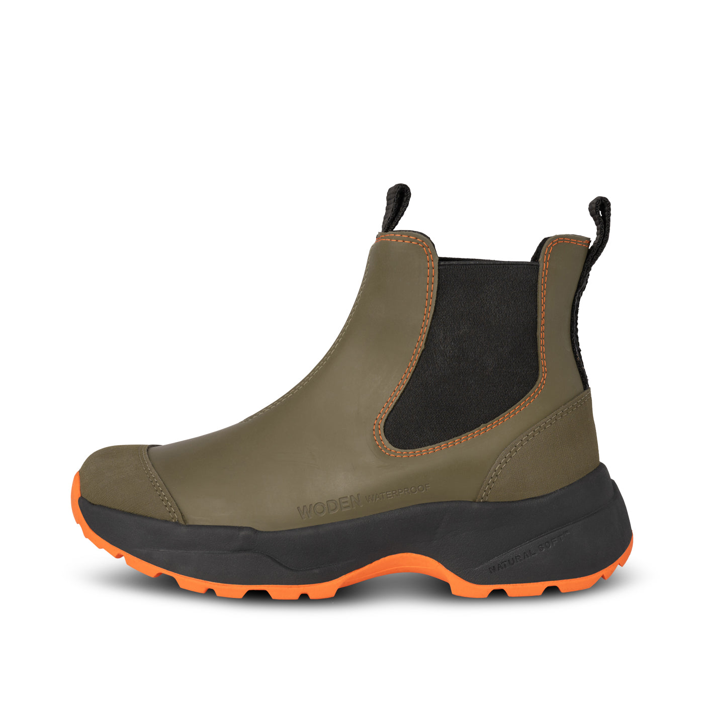 WODEN Siri Waterproof Rubber Boots 295 Dark Olive
