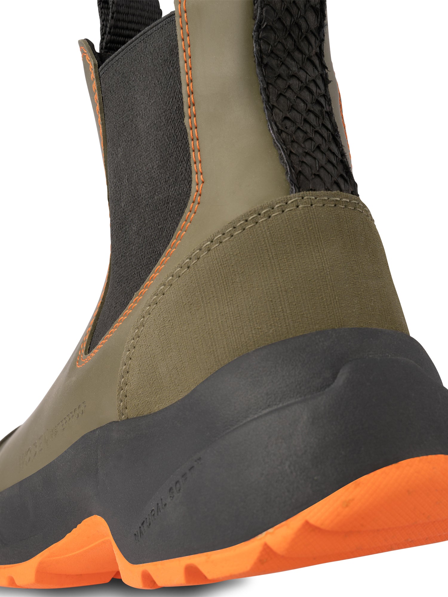 WODEN Siri Waterproof Rubber Boots 295 Dark Olive
