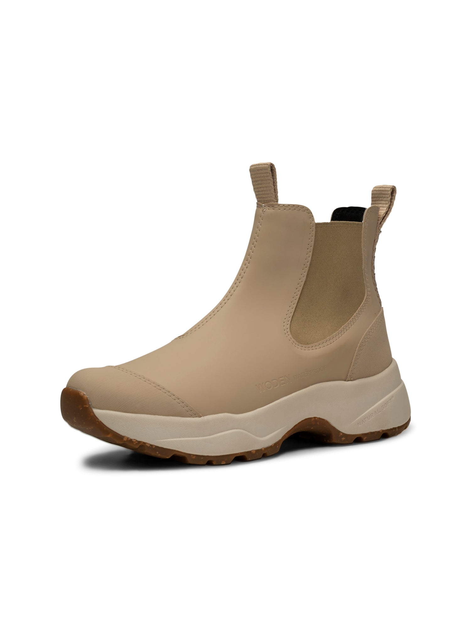 WODEN Siri Waterproof Rubber Boots 852 Coffee Cream