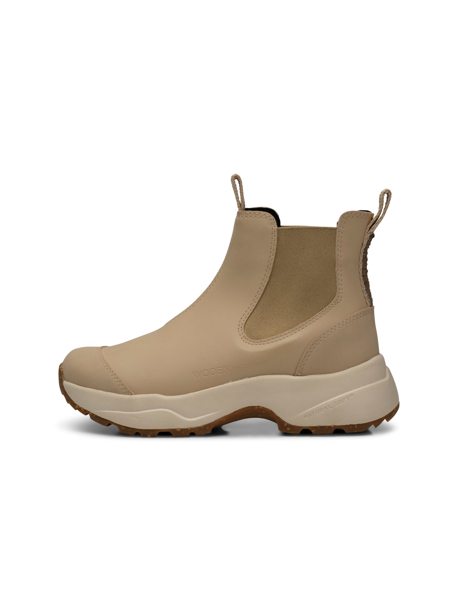 WODEN Siri Waterproof Rubber Boots 852 Coffee Cream