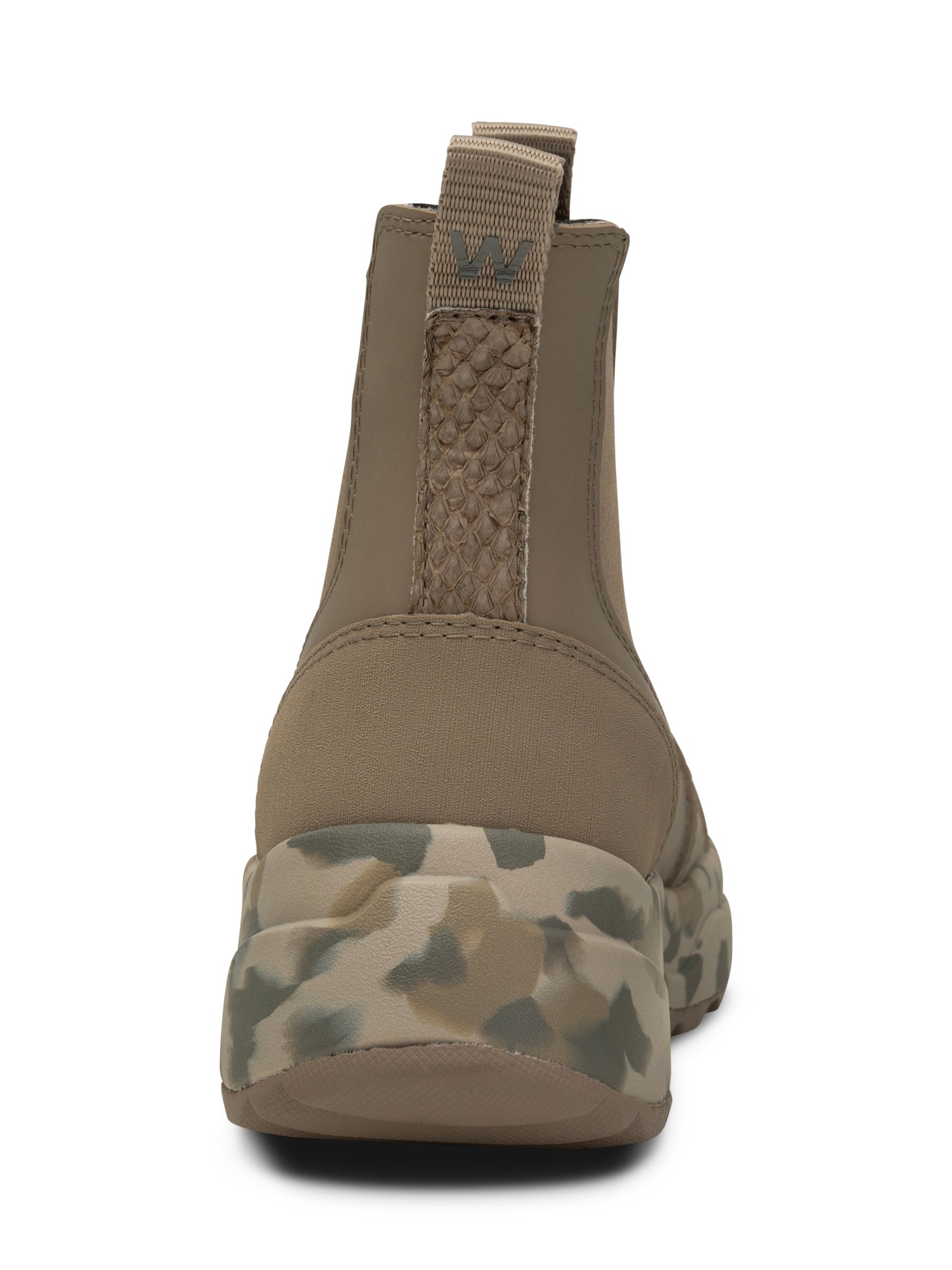 WODEN Siri Waterproof Rubber Boots 957 Silver Mink/Camouflage