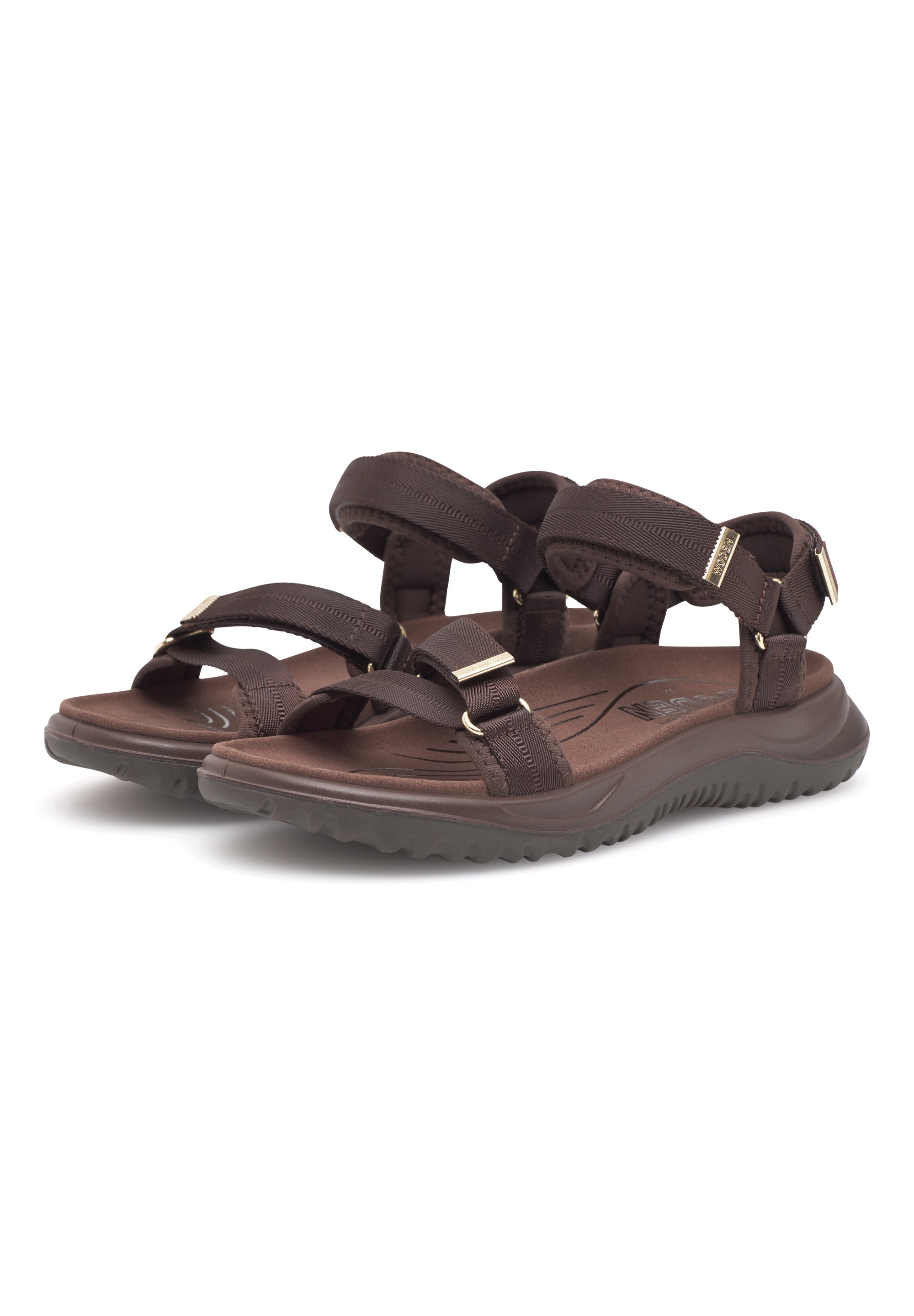 WODEN Solvej Sandals 063 Chocolate