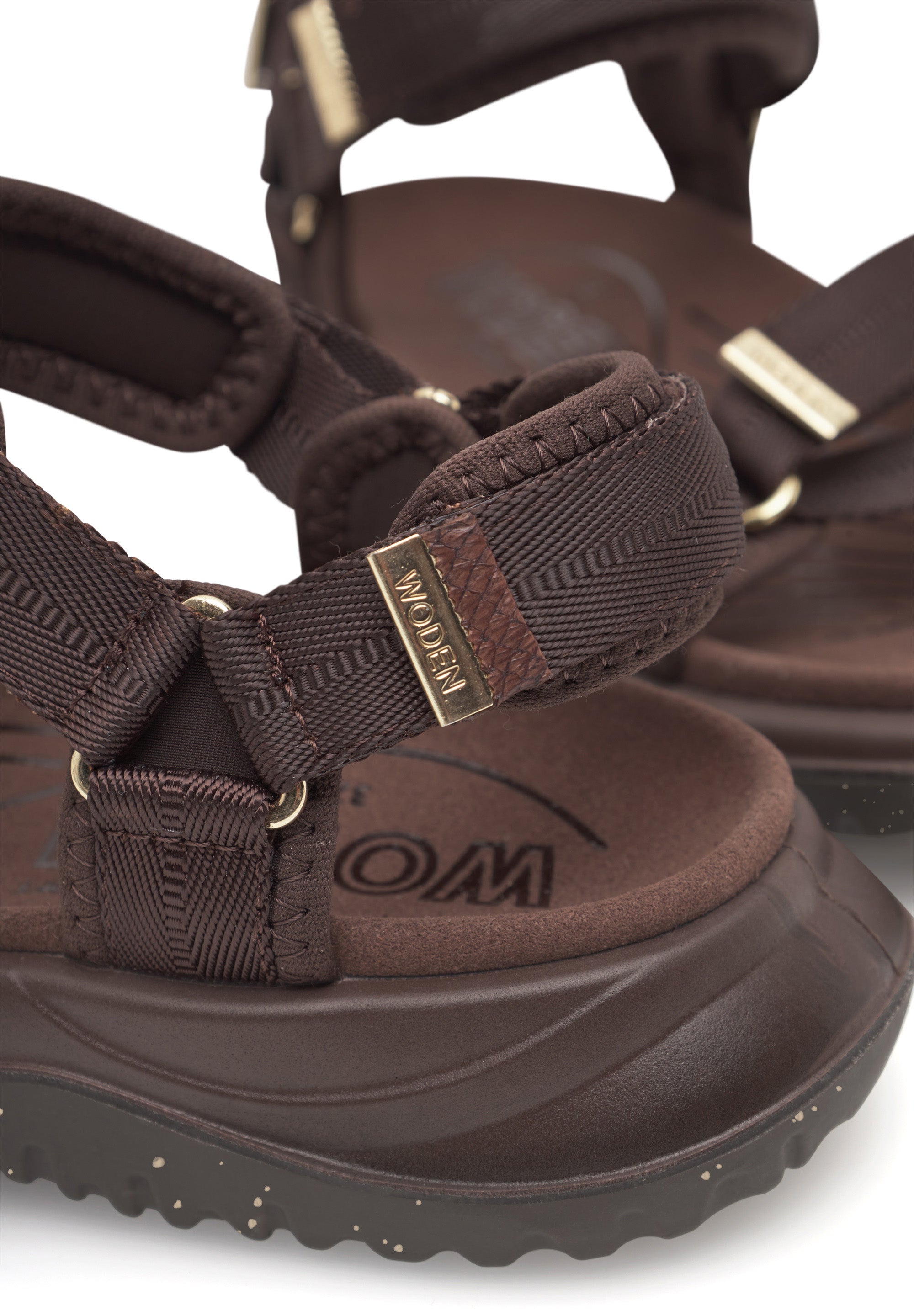 WODEN Solvej Sandals 063 Chocolate