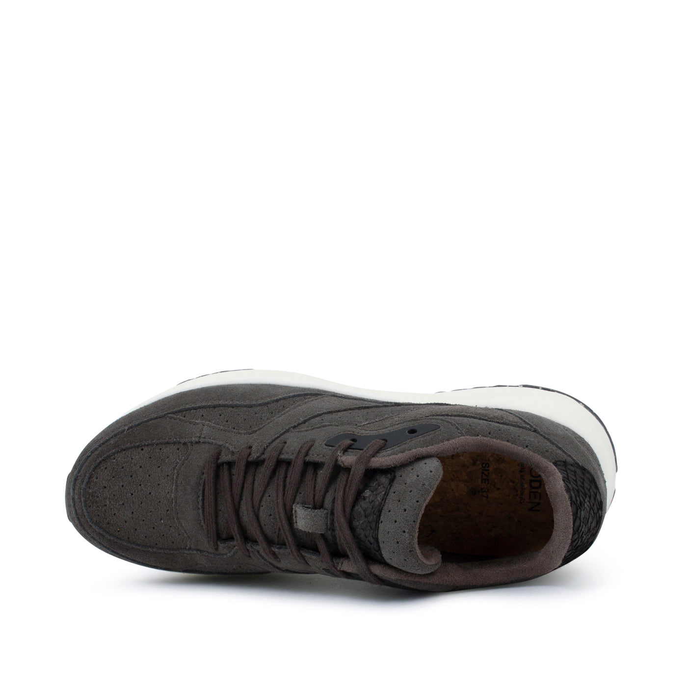 WODEN Sophie Suede Sneakers 582 Brown Clay