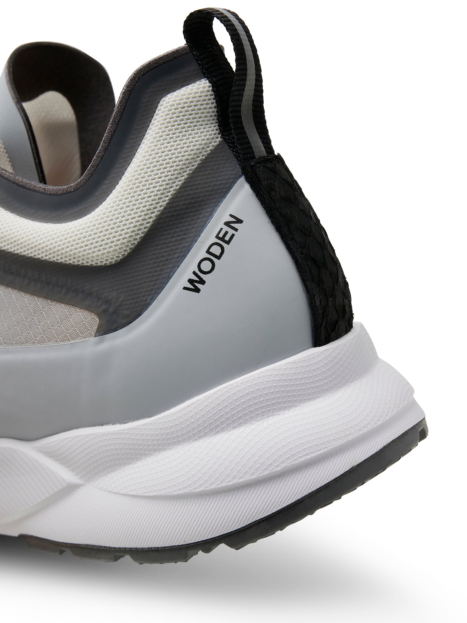 WODEN Stelle Transparent Sneakers 049 Sea Fog Grey