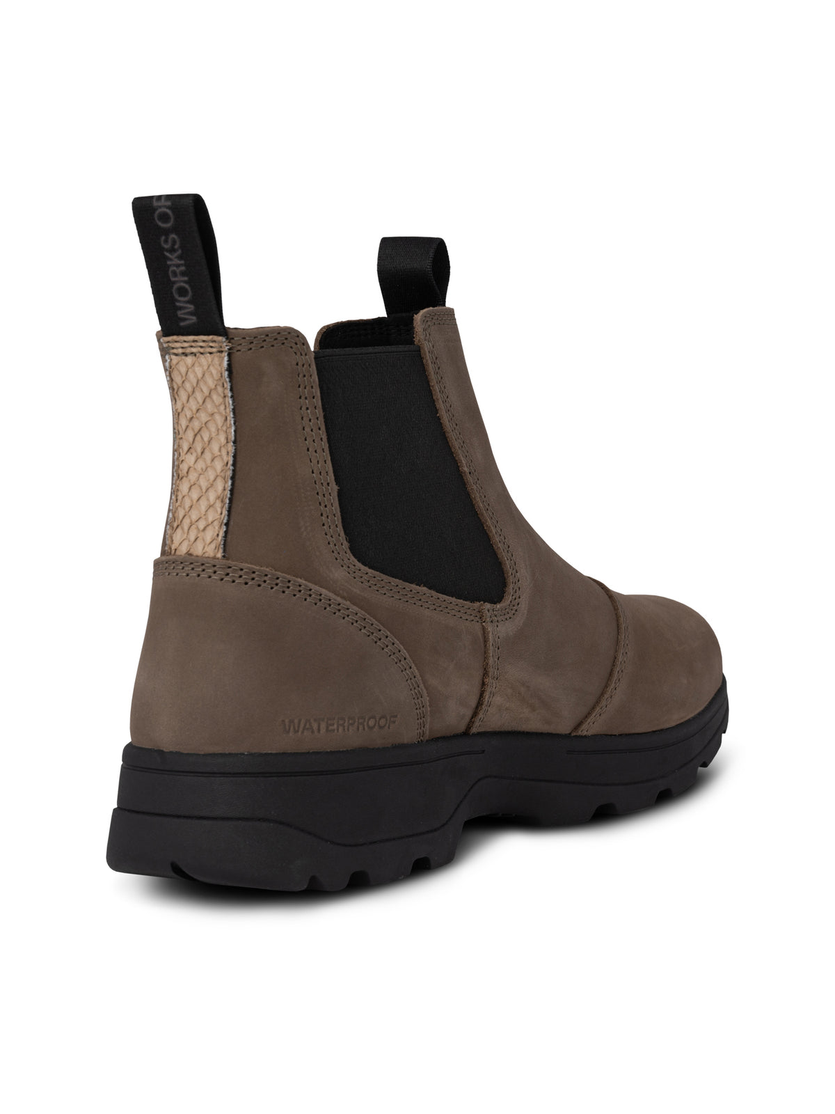 WODEN MENS Svend Leather Waterproof Boots 262 Morel