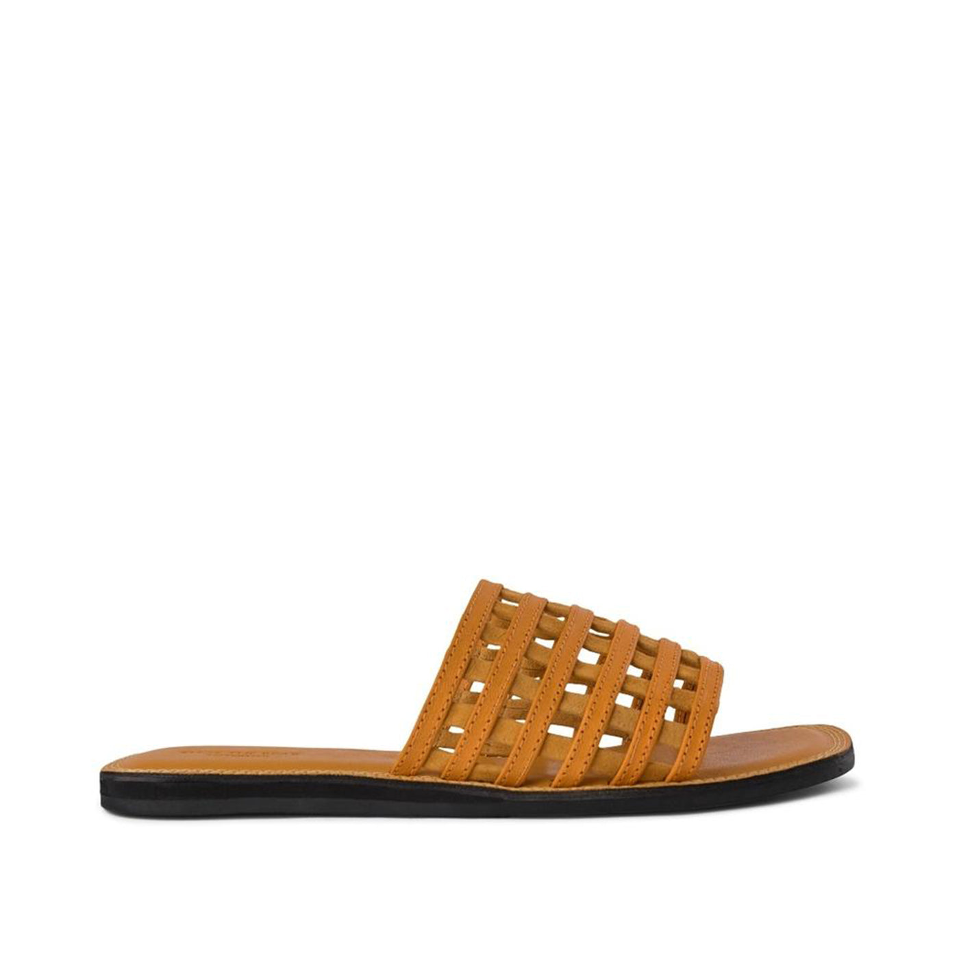 SHOE THE BEAR WOMENS Tao Cage Slide Flat Sandals 230 YELLOW