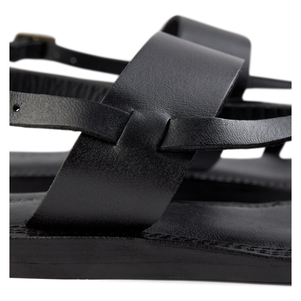SHOE THE BEAR MENS Tao Strap Sandal Flat Sandals 110 BLACK