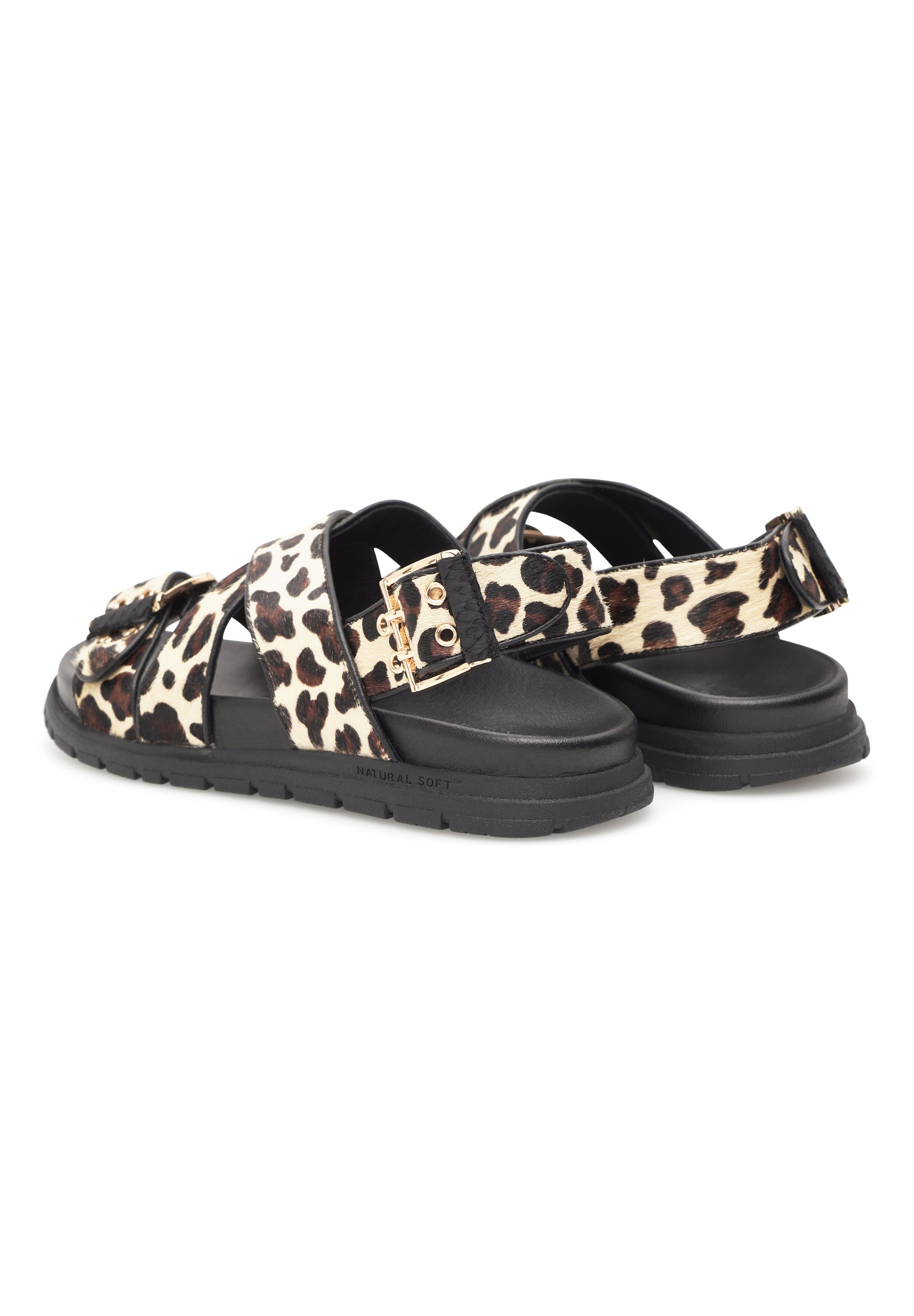 WODEN Tea Animal Sandals 327 Leopard