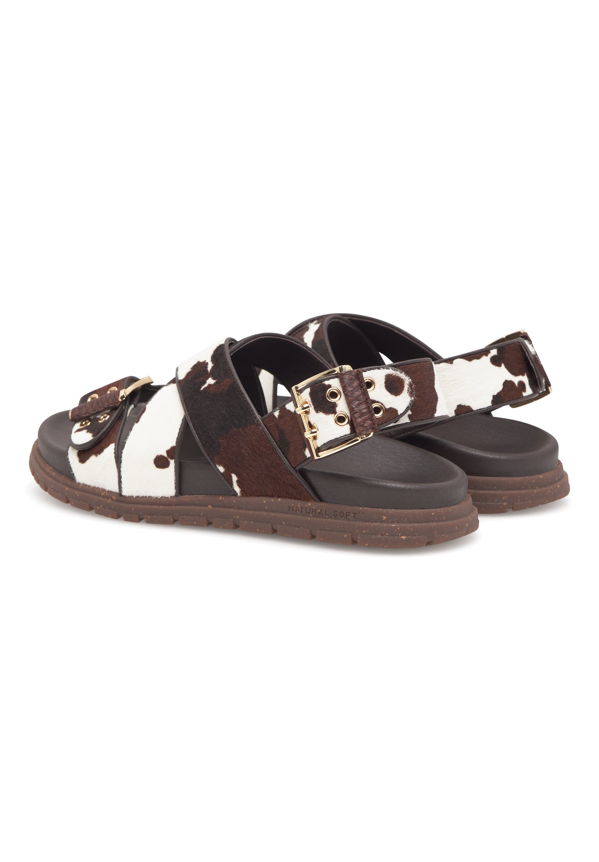 WODEN STB WOMENS Tea Animal Sandals 357 Cow