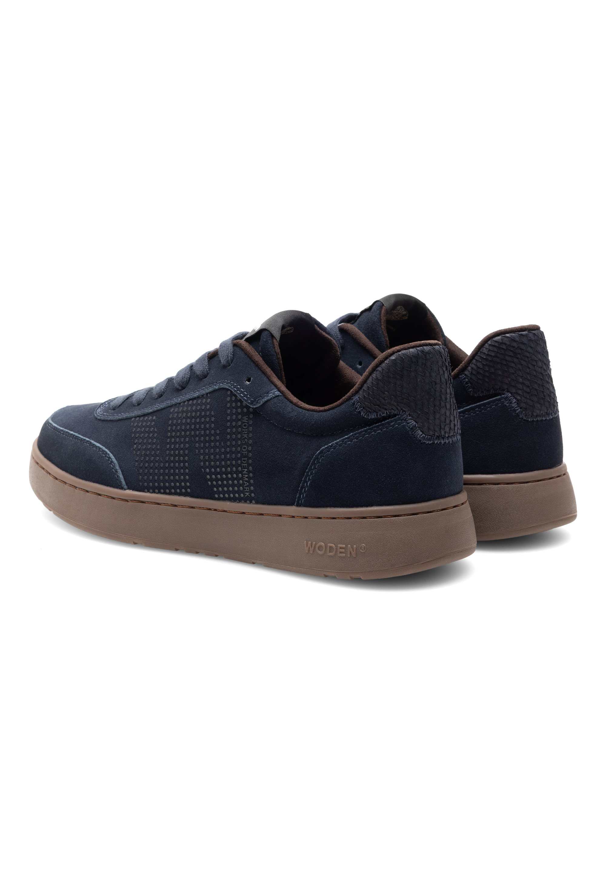 WODEN MENS Toke Sneakers 009 Dark Navy