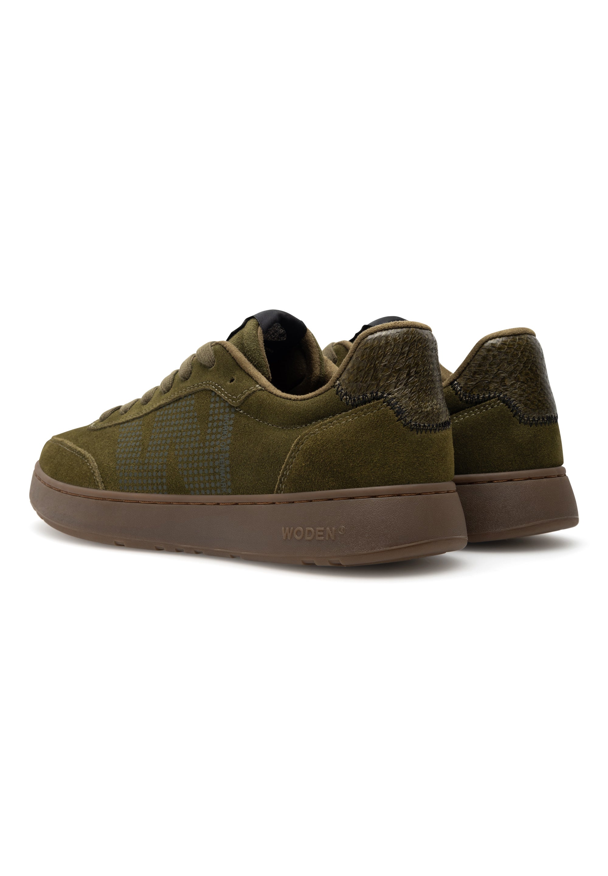 WODEN MENS Toke Sneakers 295 Dark Olive