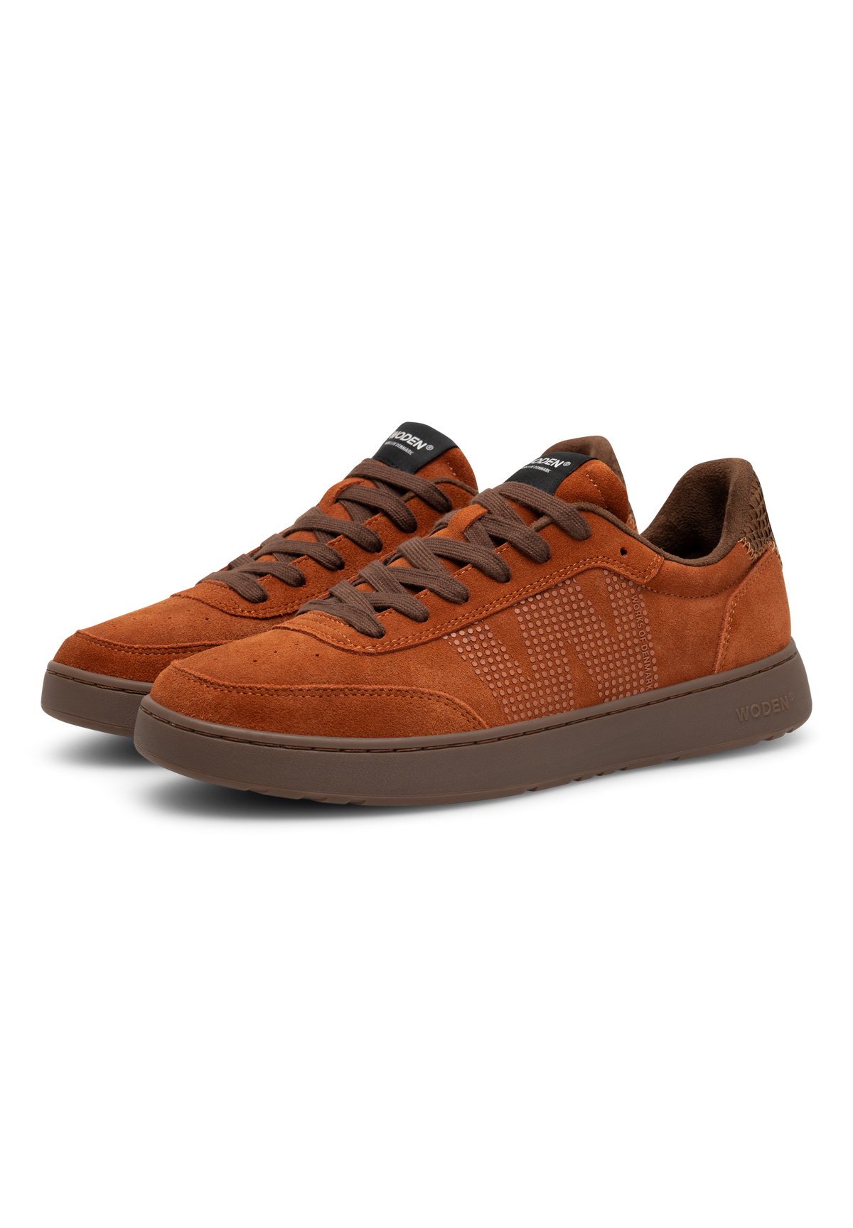 WODEN MENS Toke Sneakers 393 Gingerbread
