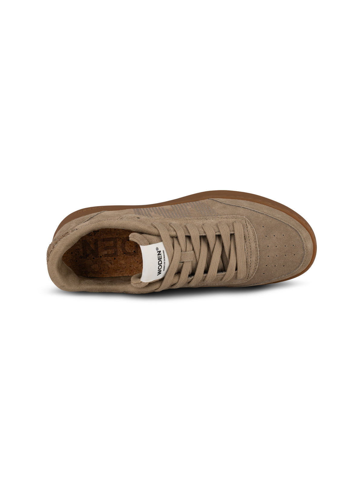 WODEN MENS Toke Sneakers 776 Silver Mink