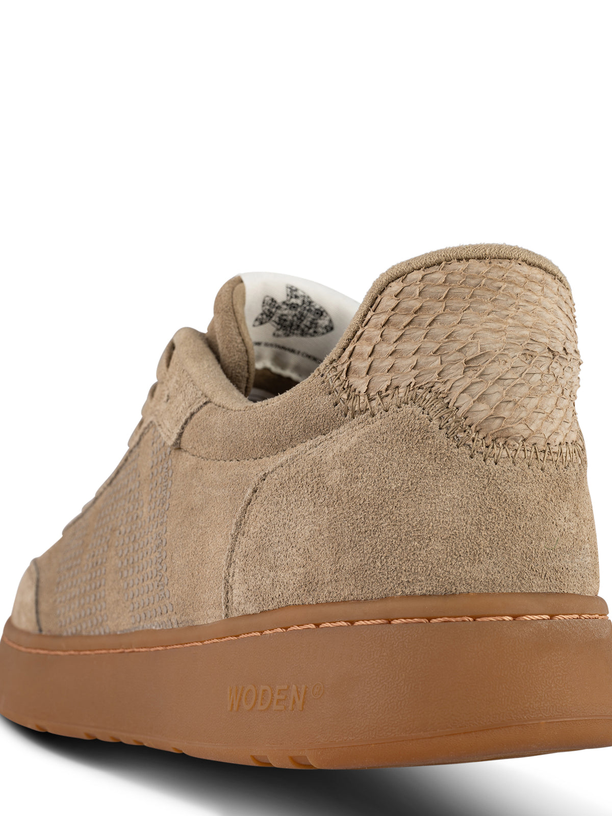 WODEN MENS Toke Sneakers 776 Silver Mink