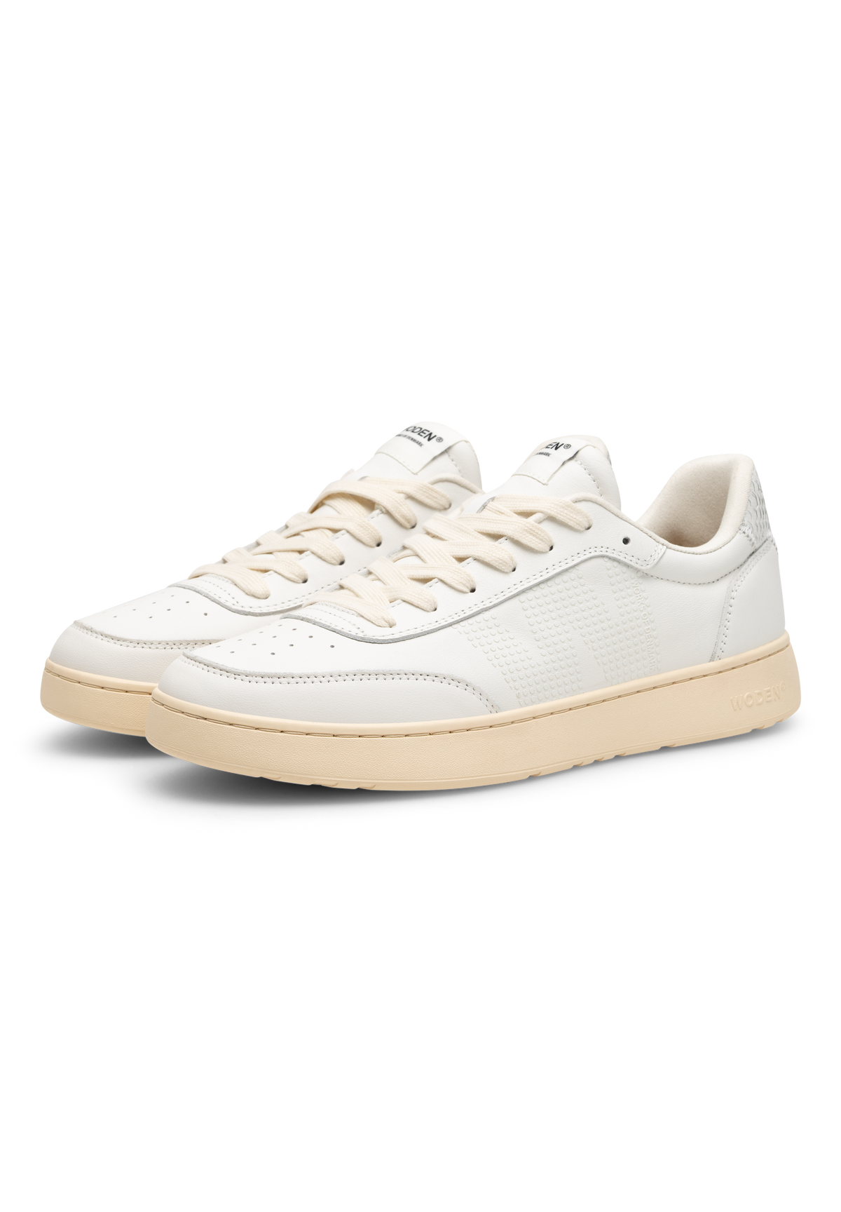 WODEN MENS Toke L Sneakers 511 Blanc de Blanc