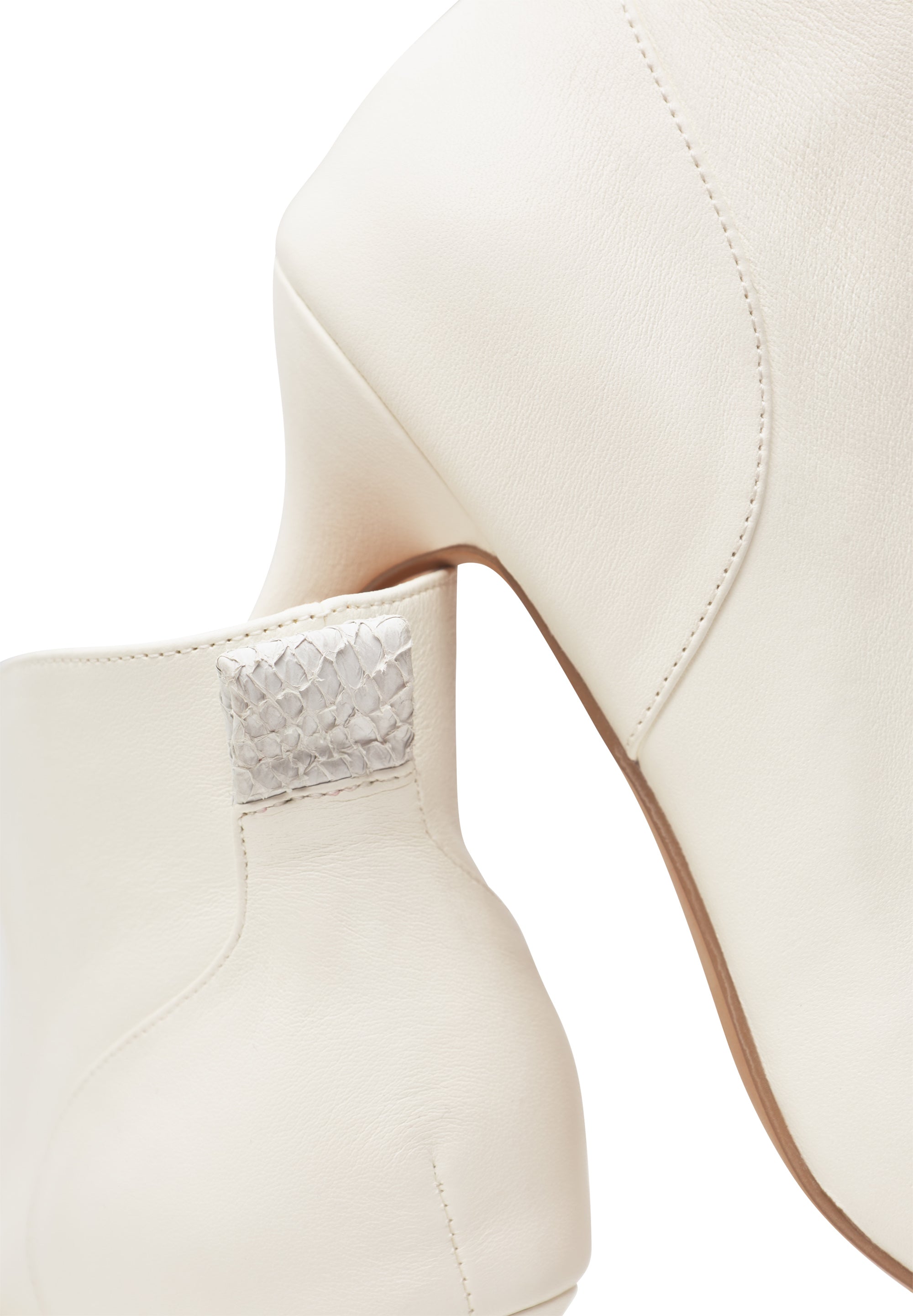 WODEN STB WOMENS Valentine Low Cut L Heels 730 Whisper White