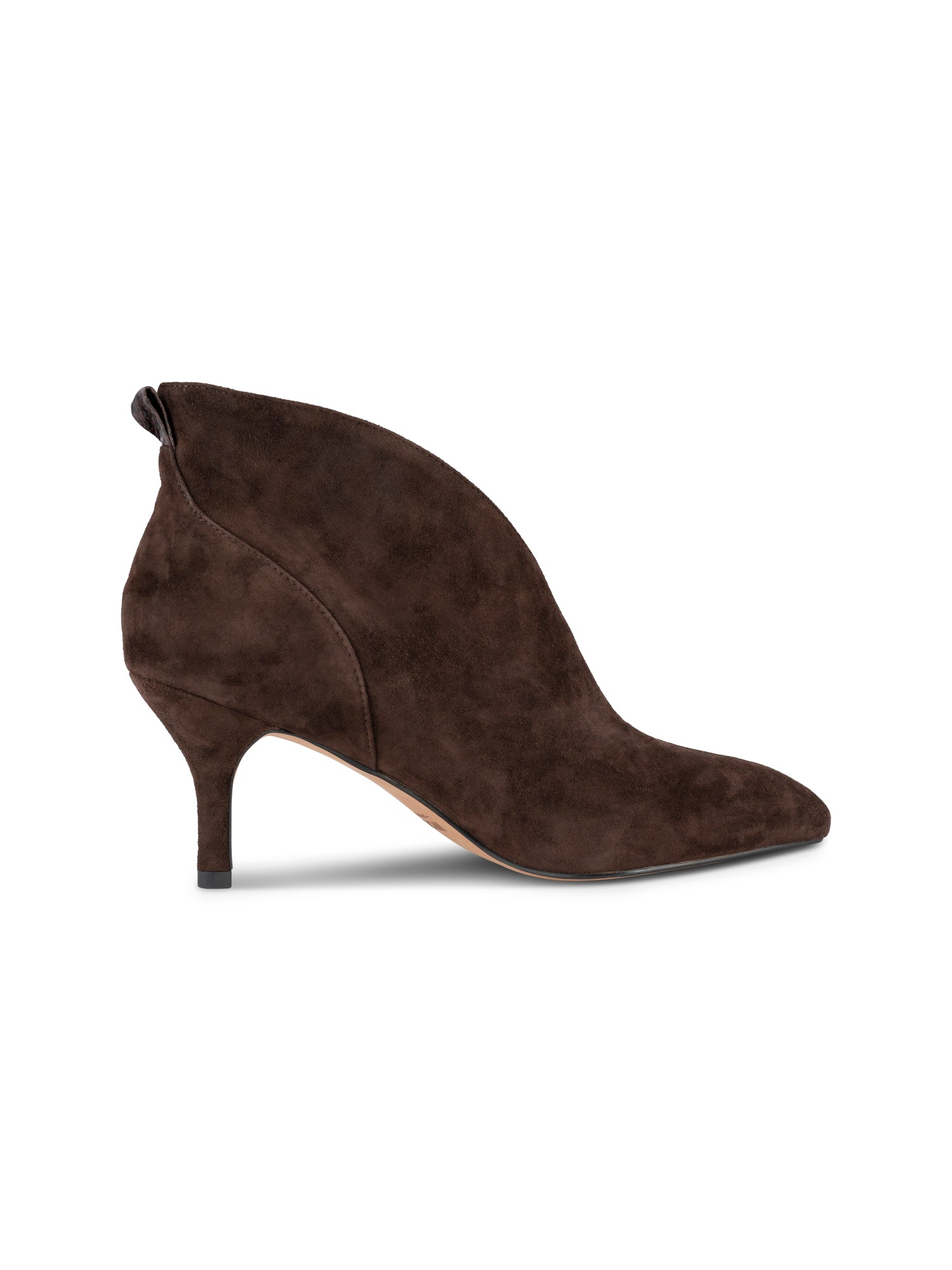 WODEN Valentine Low Cut S Heeled Boots 063 Chocolate
