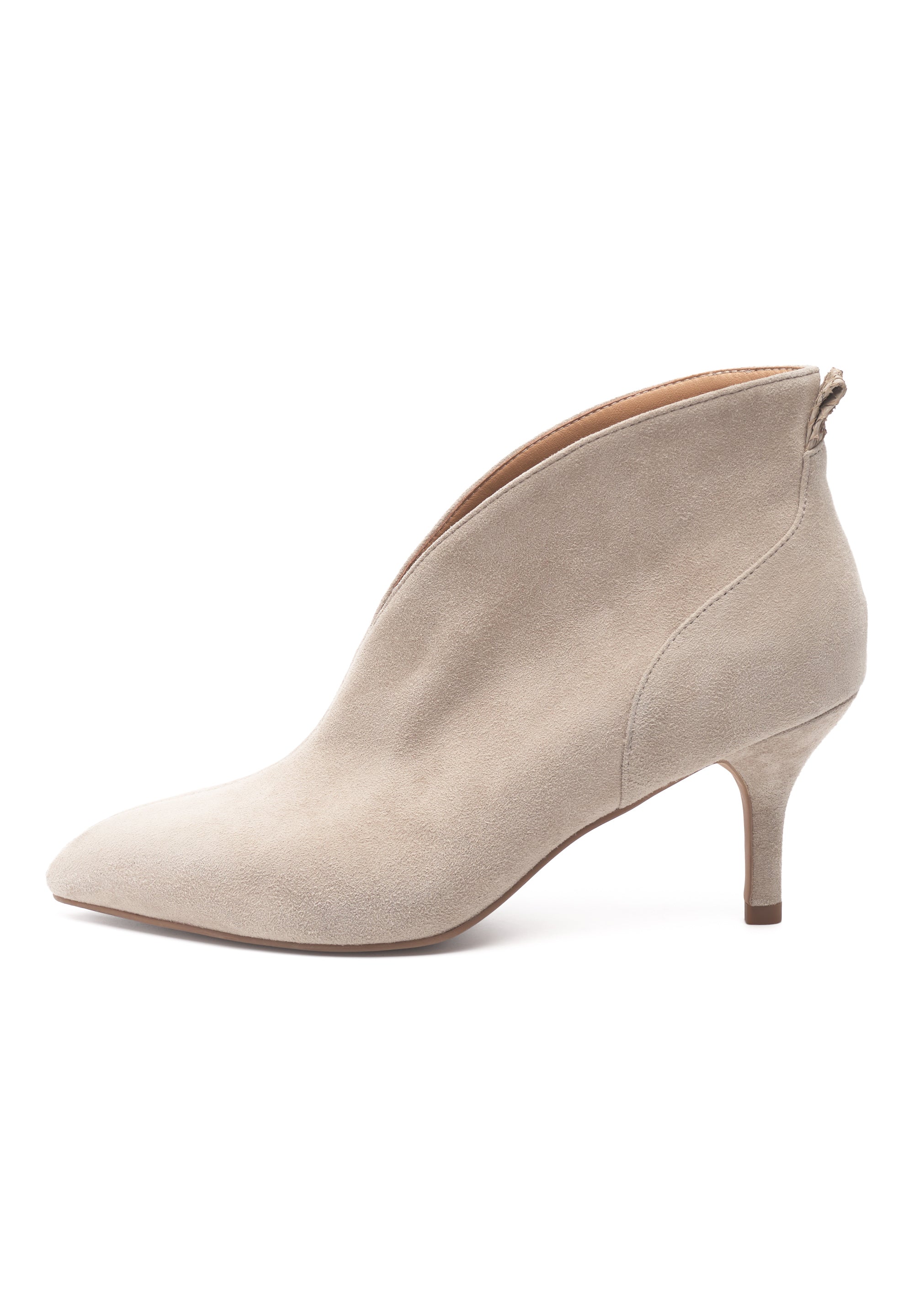 WODEN Valentine Low Cut S Heeled Boots 776 Silver Mink