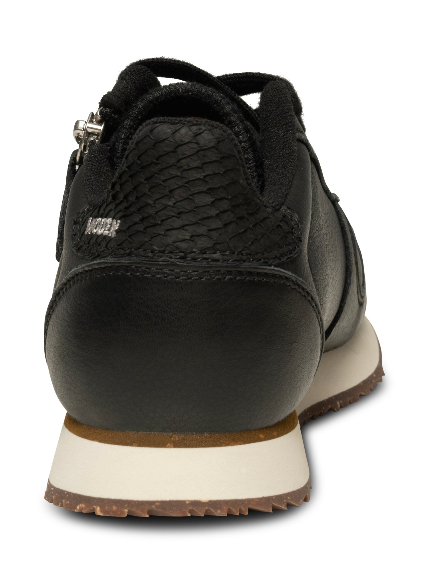 WODEN Ydun Leather Zipper Sneakers 020 Black