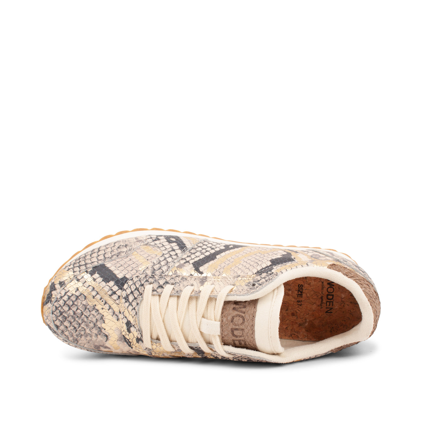 WODEN Ydun Snake Sneakers 033 Off White