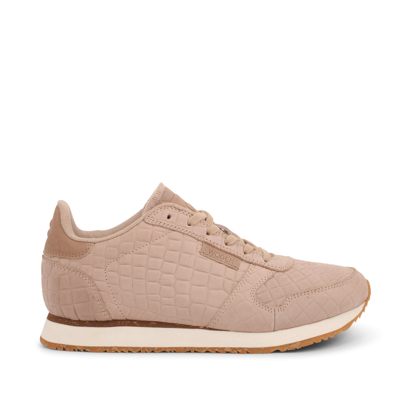 WODEN Ydun Stamped Leather Sneakers 055 Clouds