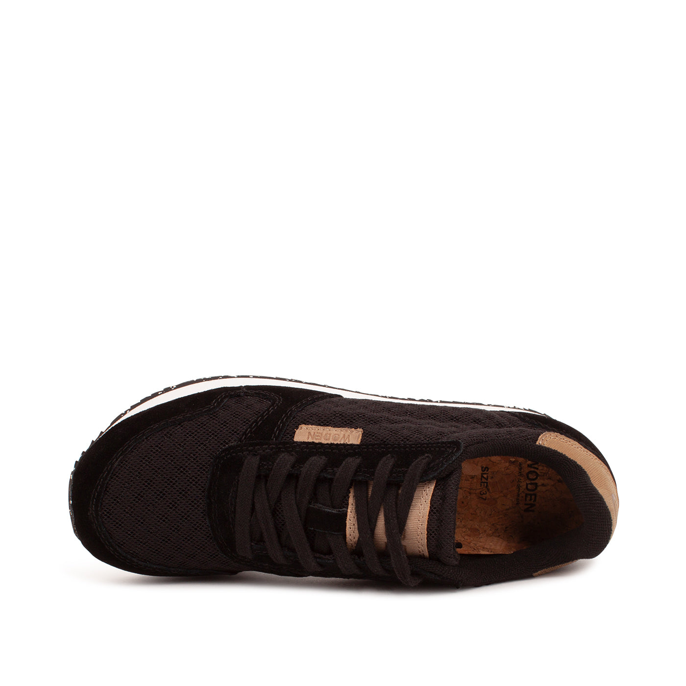 WODEN Ydun Suede Mesh Sneakers 020 Black