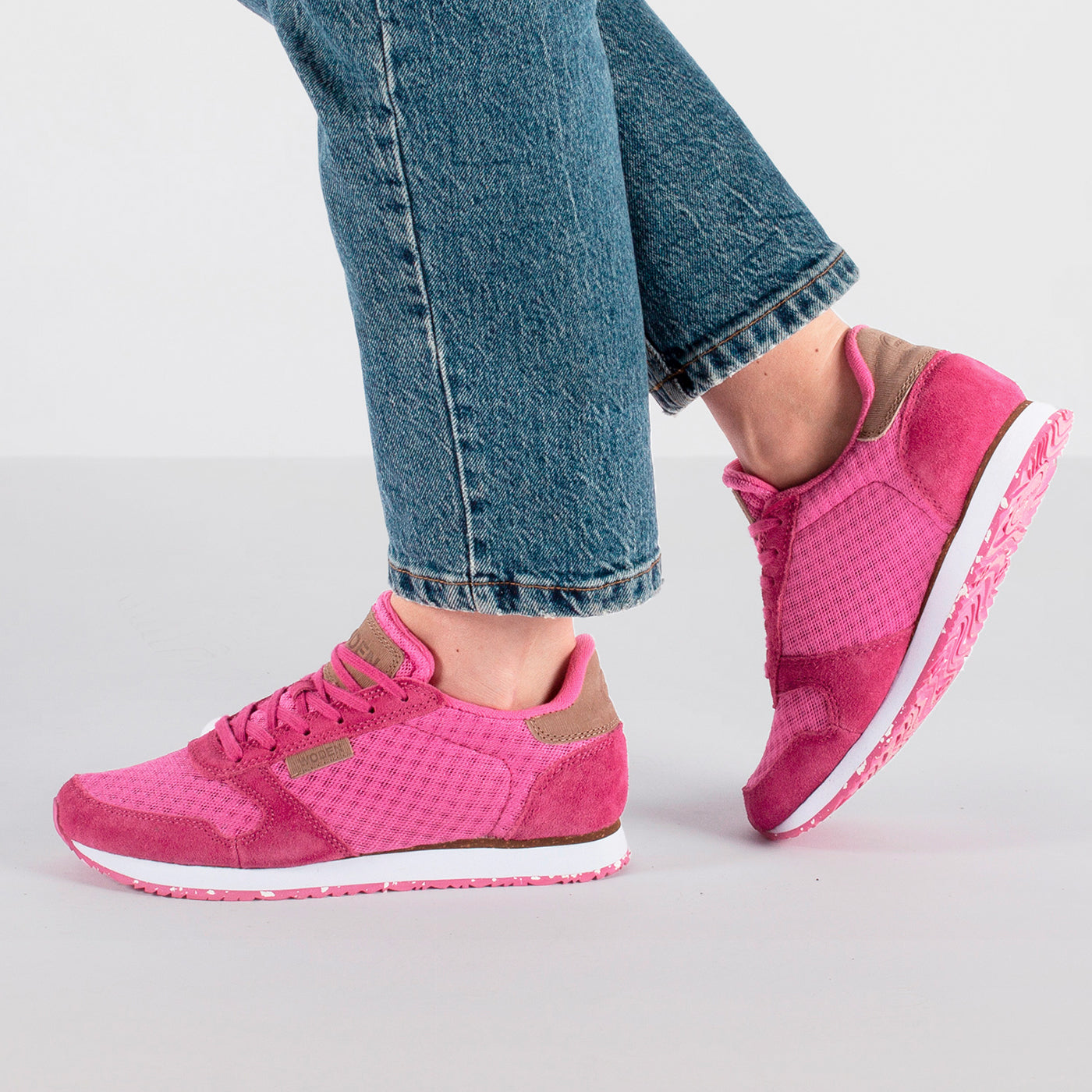 WODEN Ydun Suede Mesh Sneakers 609 Fuchsia