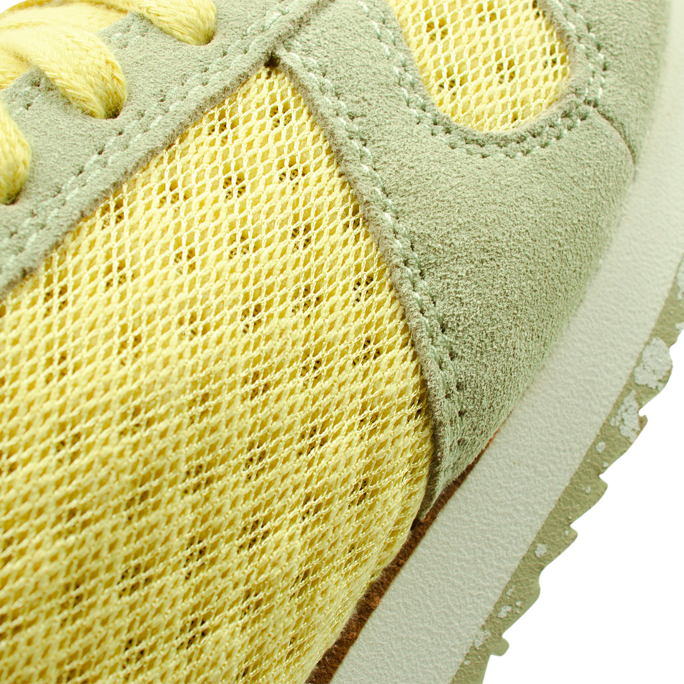 WODEN Ydun Suede Mesh II Sneakers 768 Desert Sage/Lemongrass
