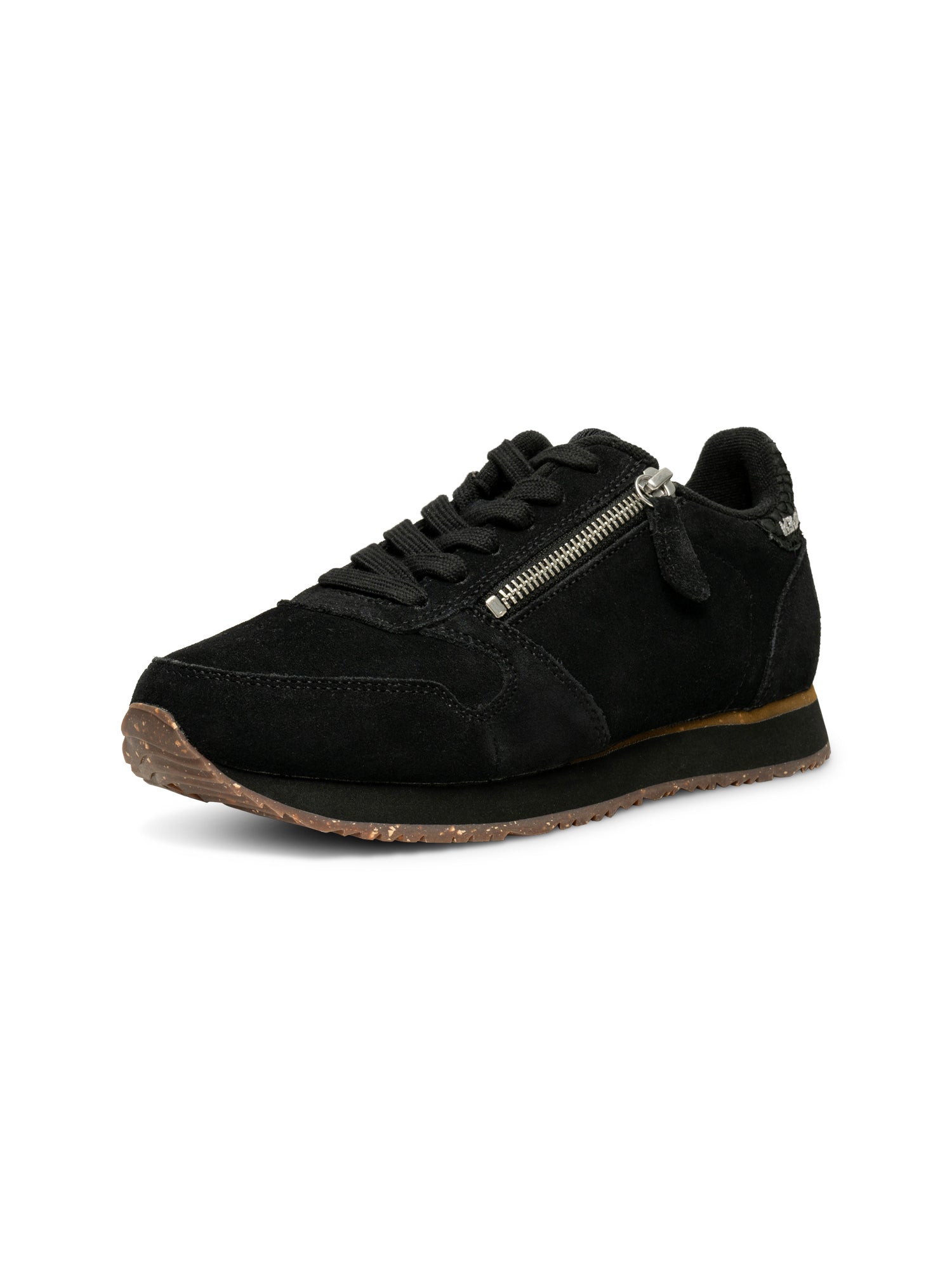 WODEN Ydun Suede Zipper Sneakers 020 Black