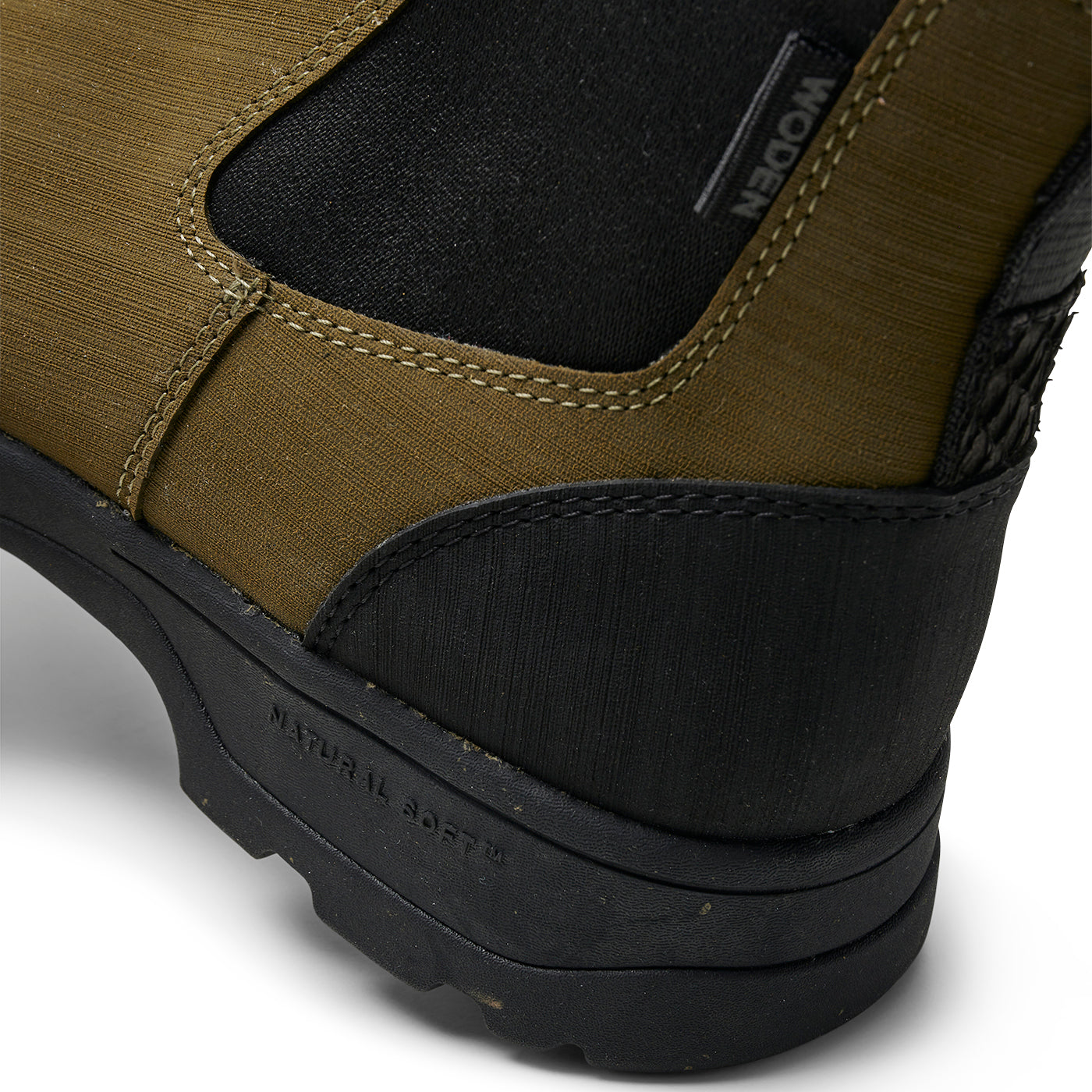 WODEN MENS Melvin Track Waterproof Rubber Boots 786 Dark Olive/Black