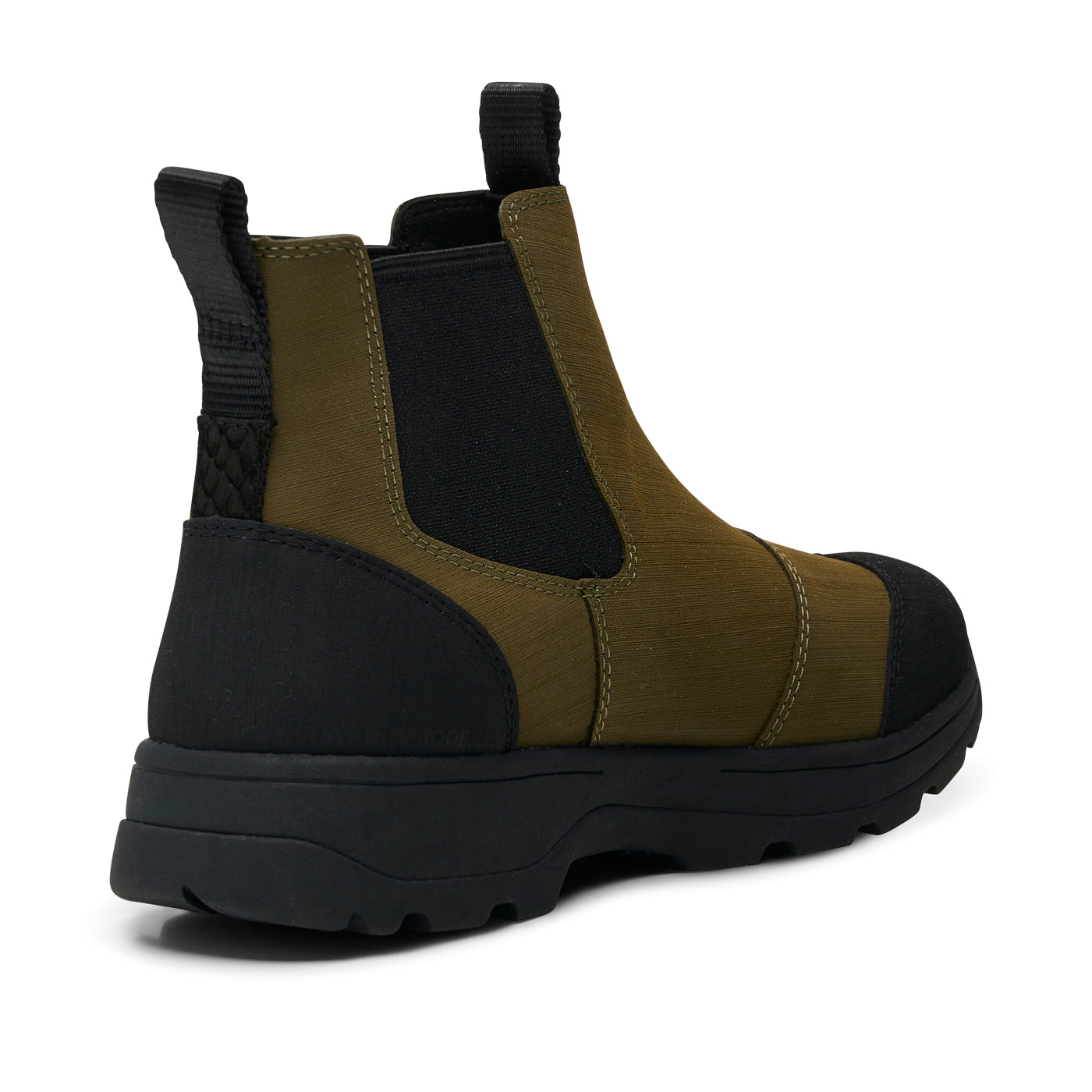 WODEN MENS Melvin Track Waterproof Rubber Boots 786 Dark Olive/Black