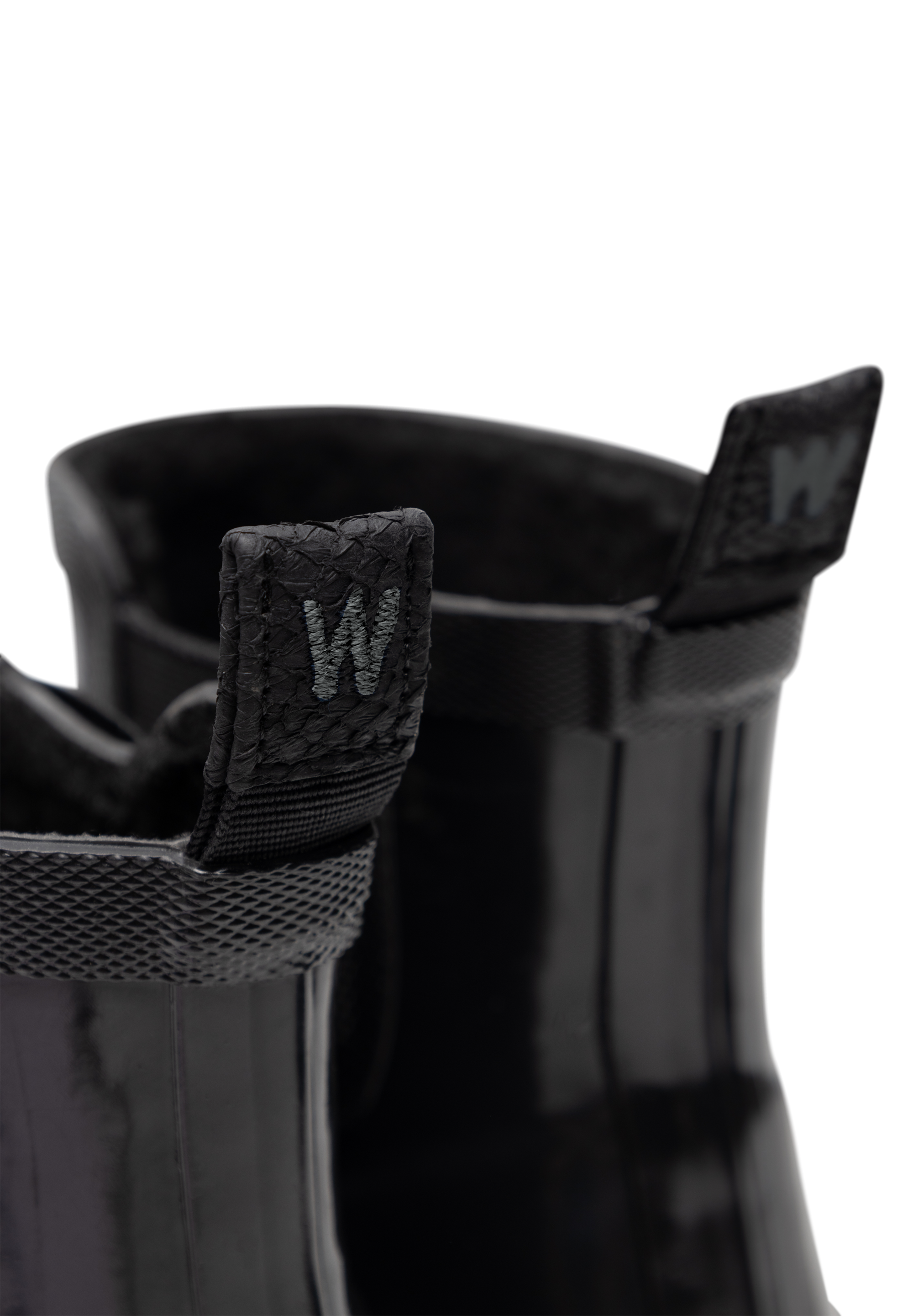 WODEN Alison Glossy Warm Rubber Boots 020 Black