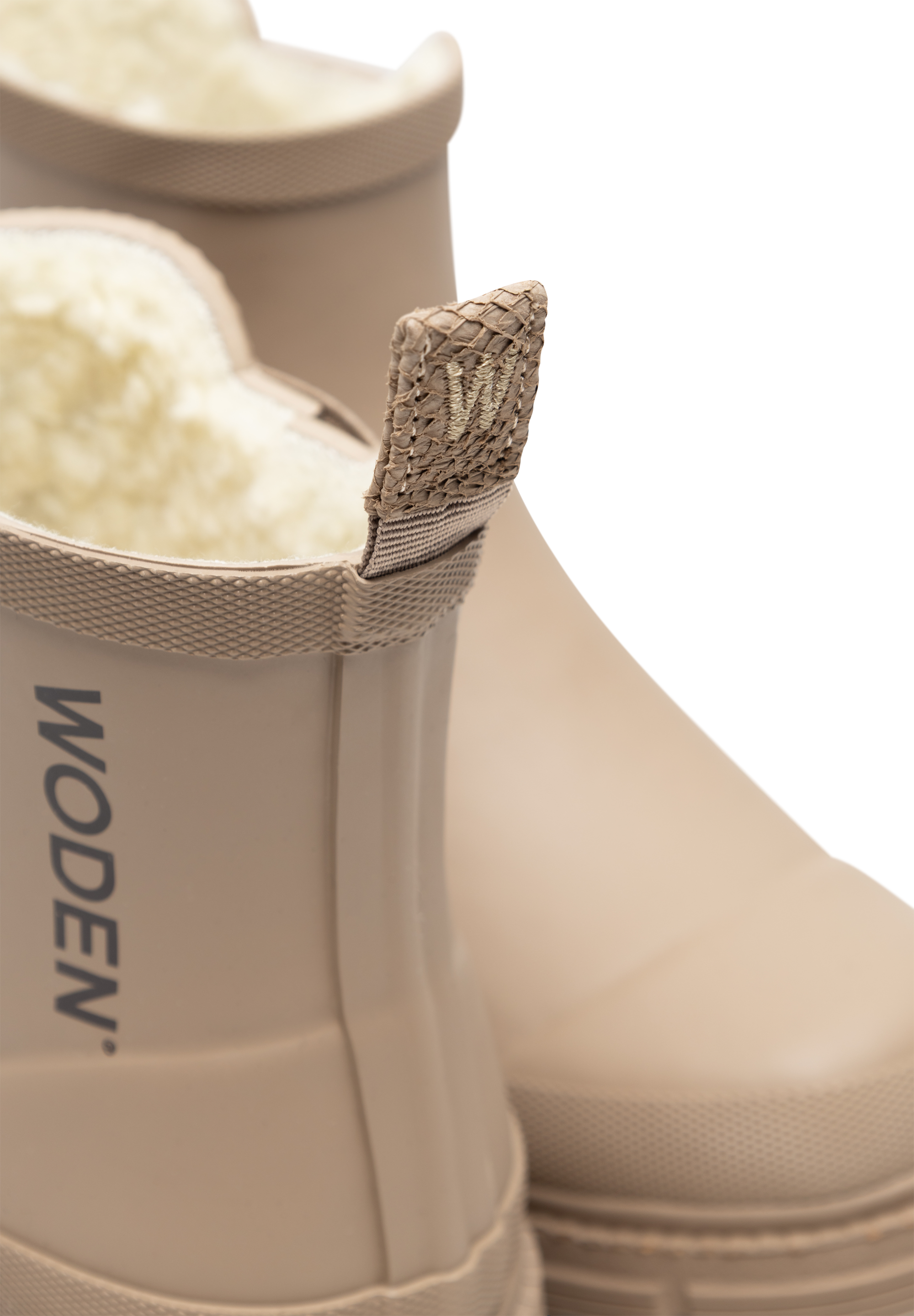 WODEN Alison Warm Waterproof Rubber Boots 776 Silver Mink