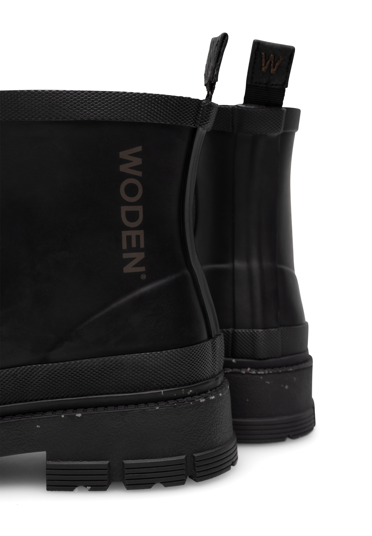 WODEN Alison Waterproof Rubber Boots 020 Black