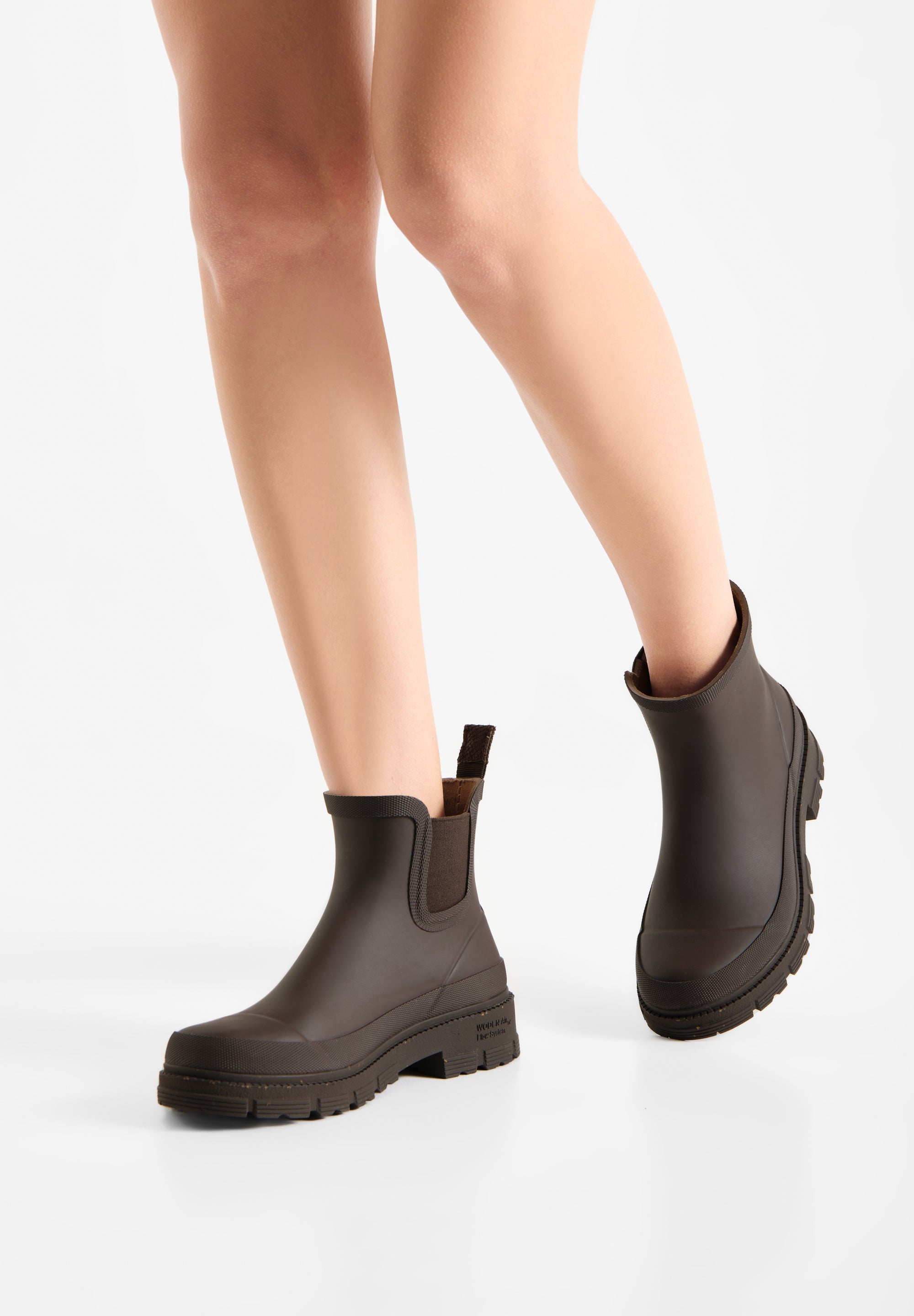 WODEN Alison Waterproof Rubber Boots 063 Chocolate