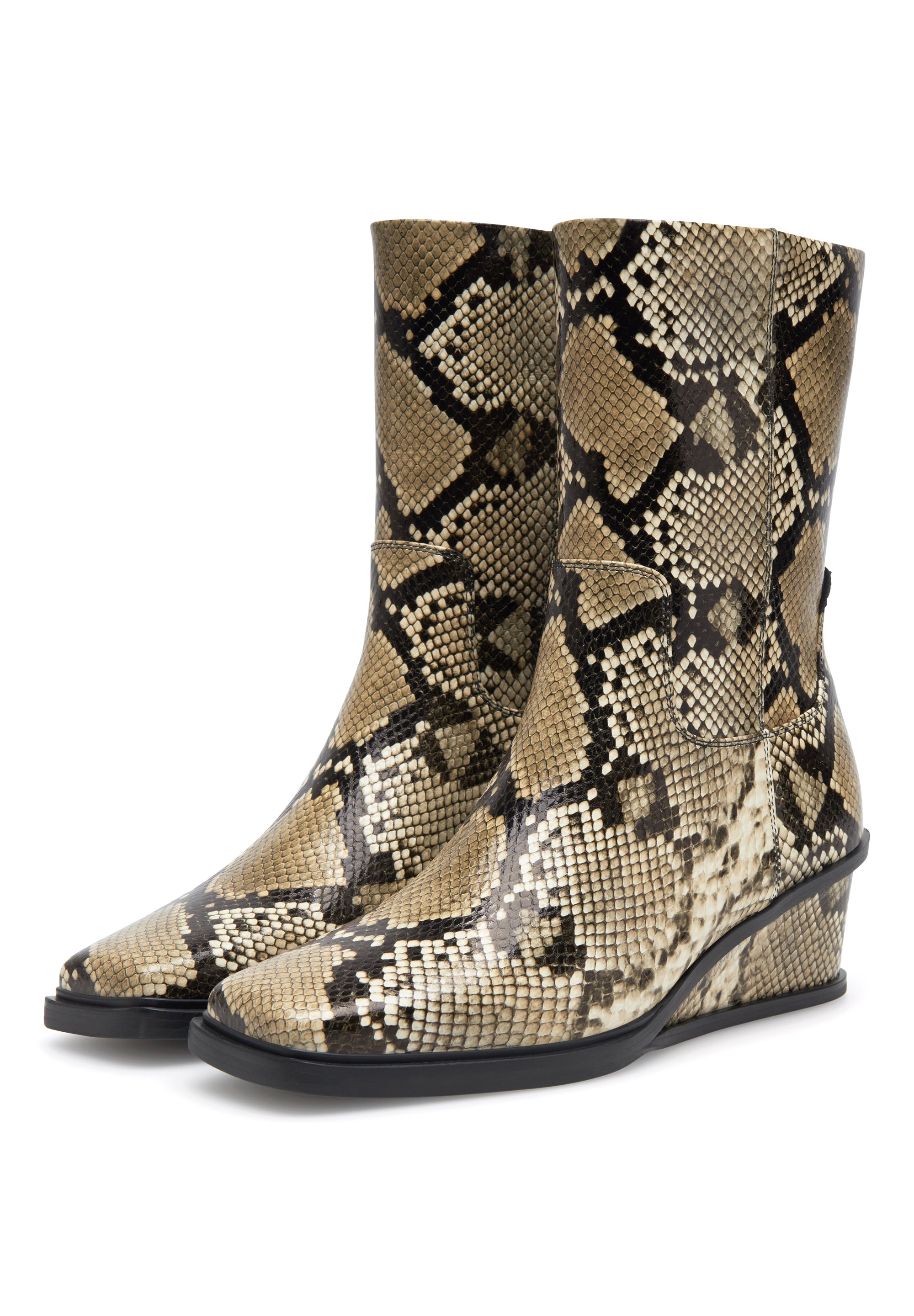 WODEN STB WOMENS Ann Snake Boots 856 Snake